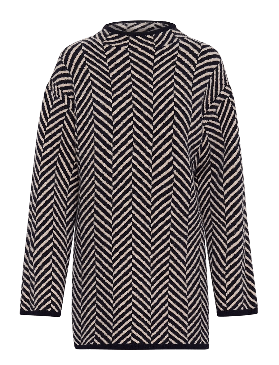 Part Two - LeanaPW PU - pullover - navy jacquard - 1