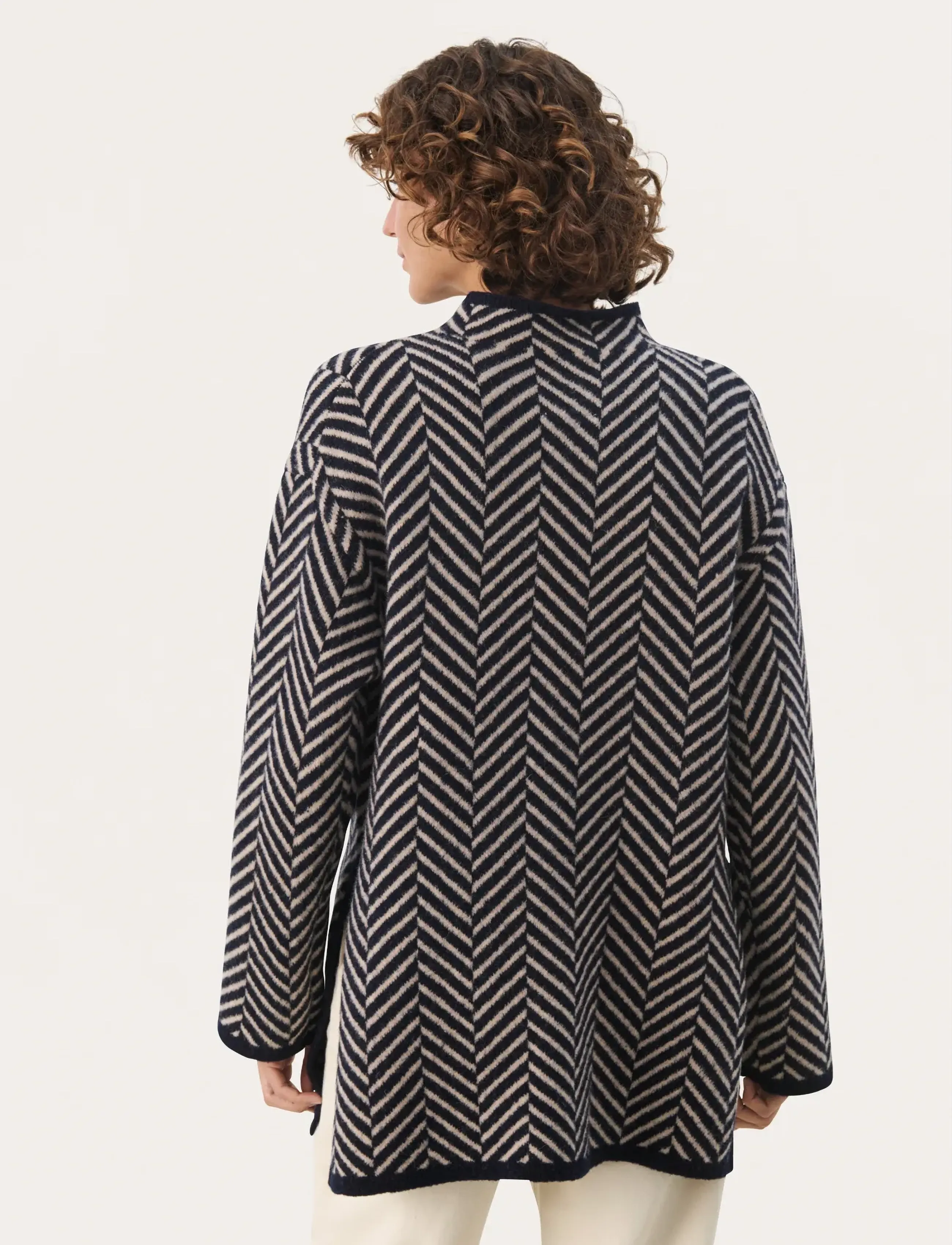 Part Two - LeanaPW PU - pullover - navy jacquard - 5