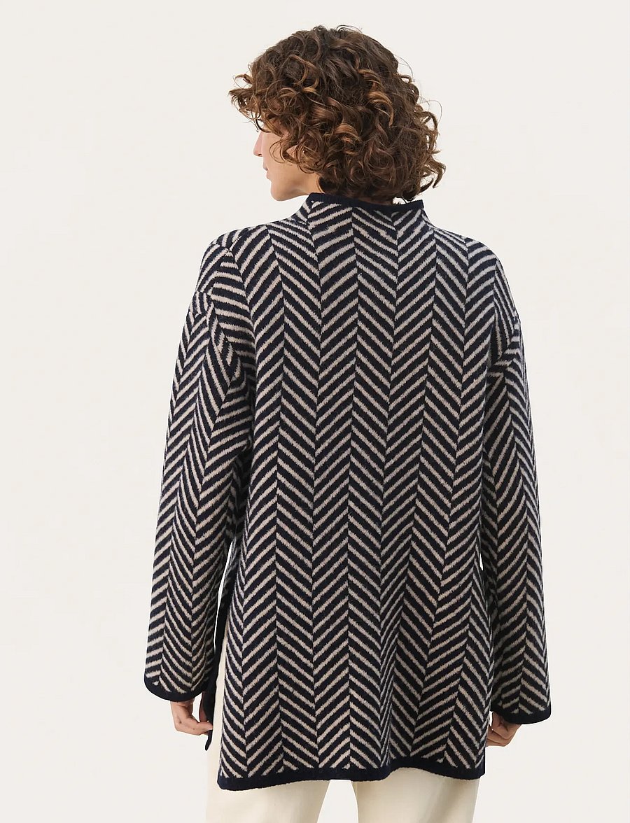 Part Two - LeanaPW PU - pullover - navy jacquard - 5