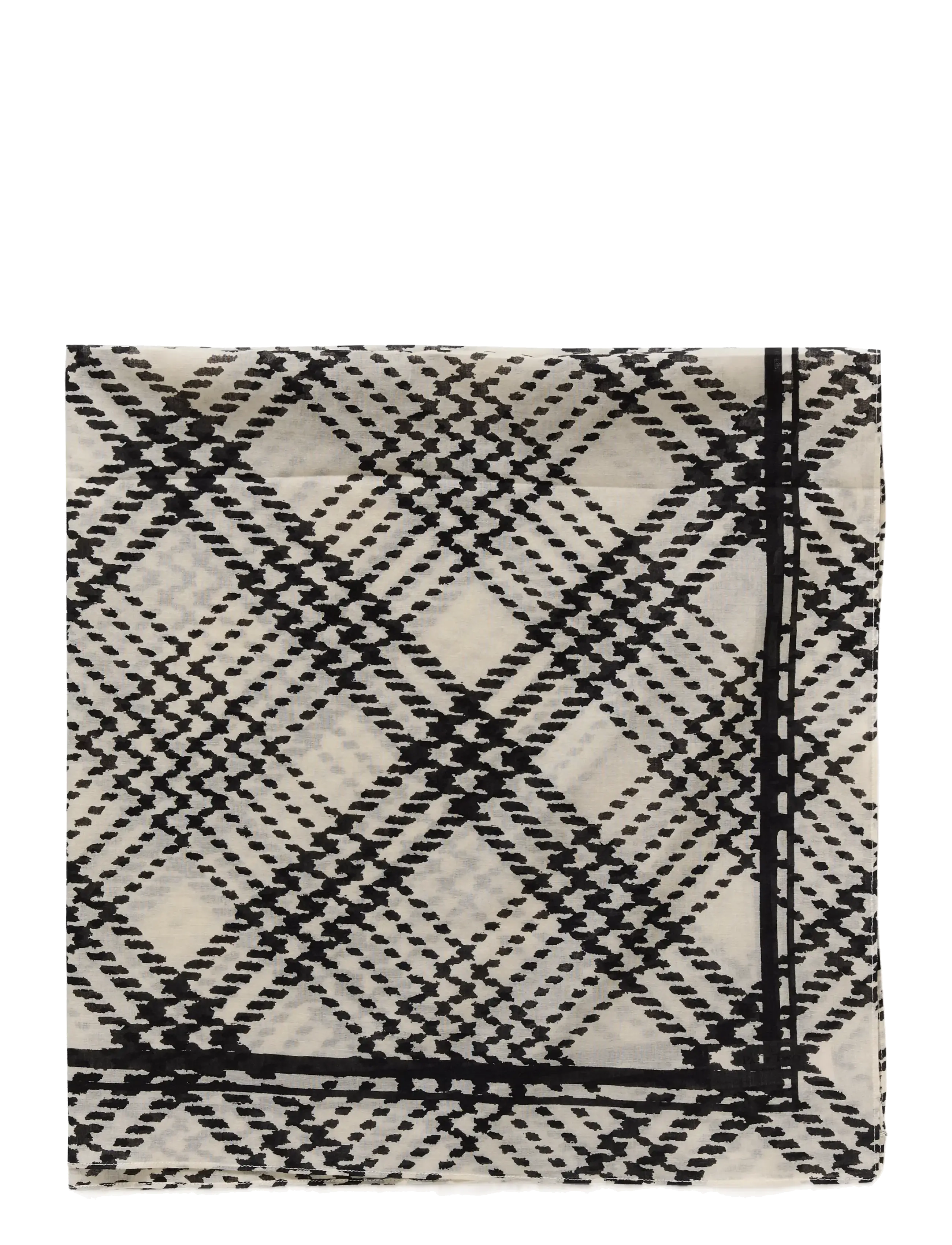 Part Two - PhiPW Scarf - modetrends - black check print - 2