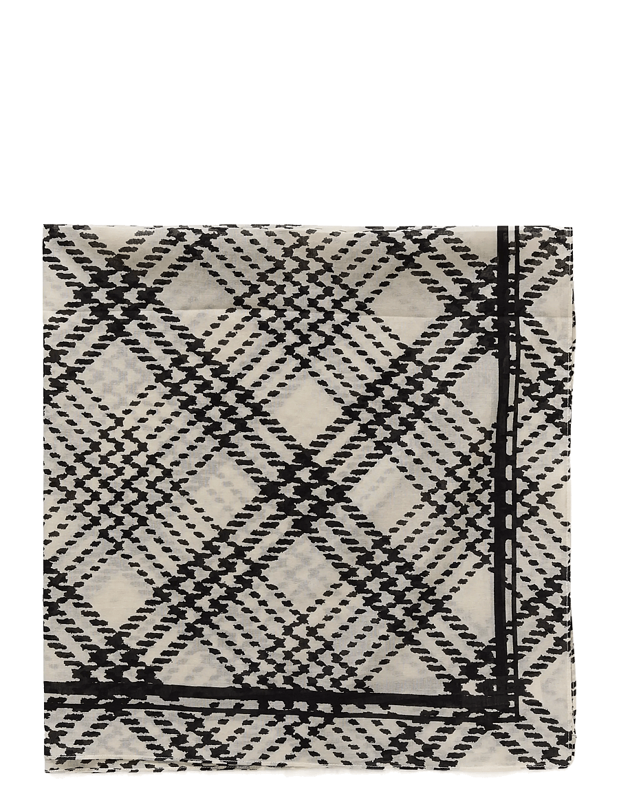 Part Two - PhiPW Scarf - lightweight scarves - black check print - 2