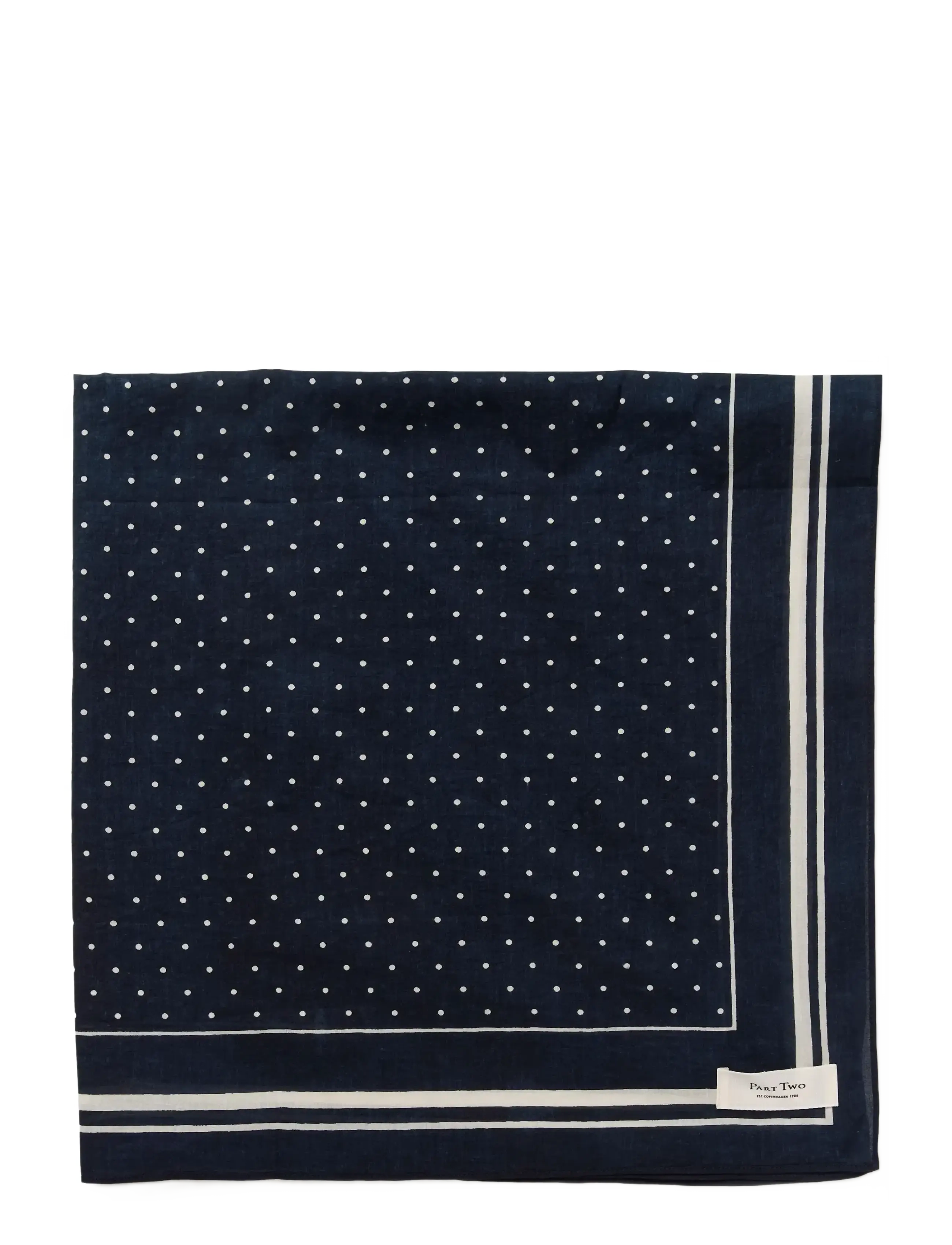 Part Two - PhiPW Scarf - lowest prices - dark navy dot print - 2