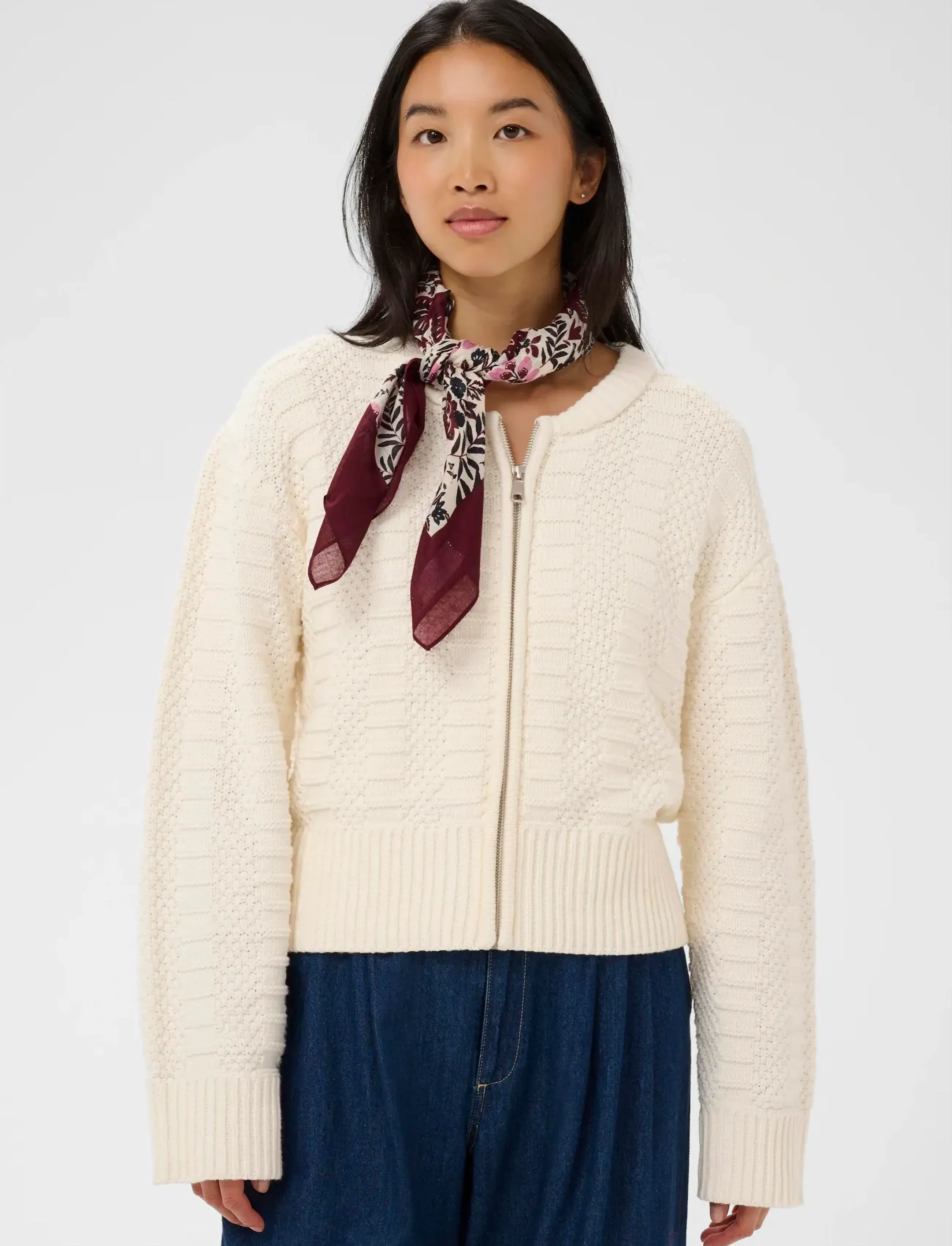 Part Two - PhiPW Scarf - lowest prices - fig bird print - 4