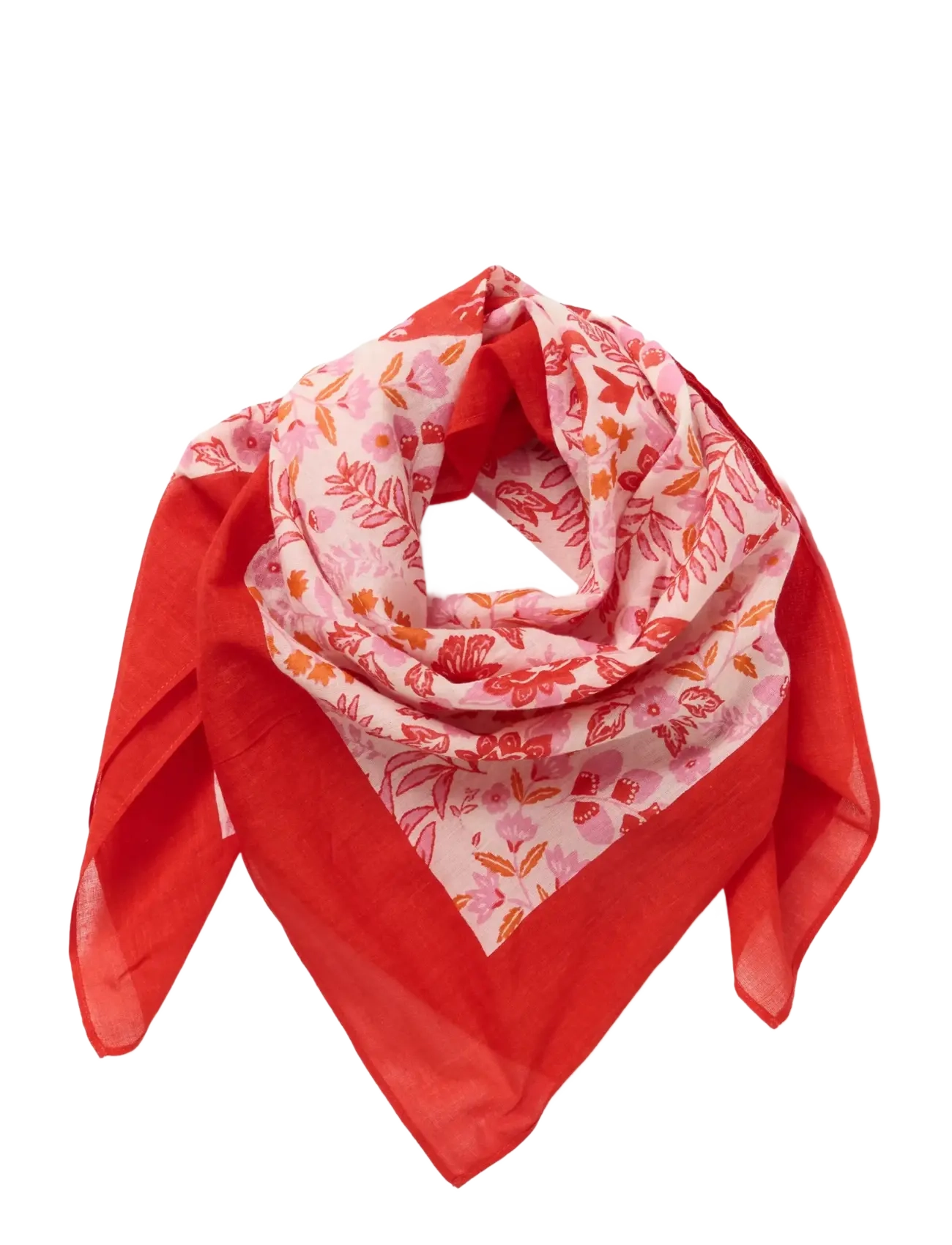 POPPY RED BIRD PRINT