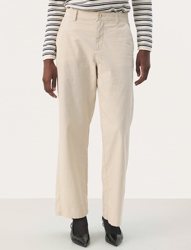 Part Two - BelmePW PA - bukser med brede ben - french oak - 0