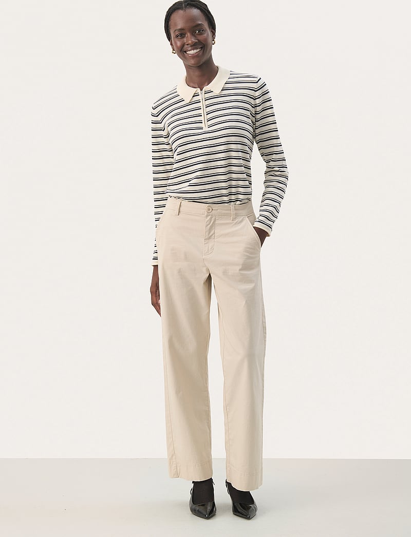 Part Two - BelmePW PA - bukser med brede ben - french oak - 3