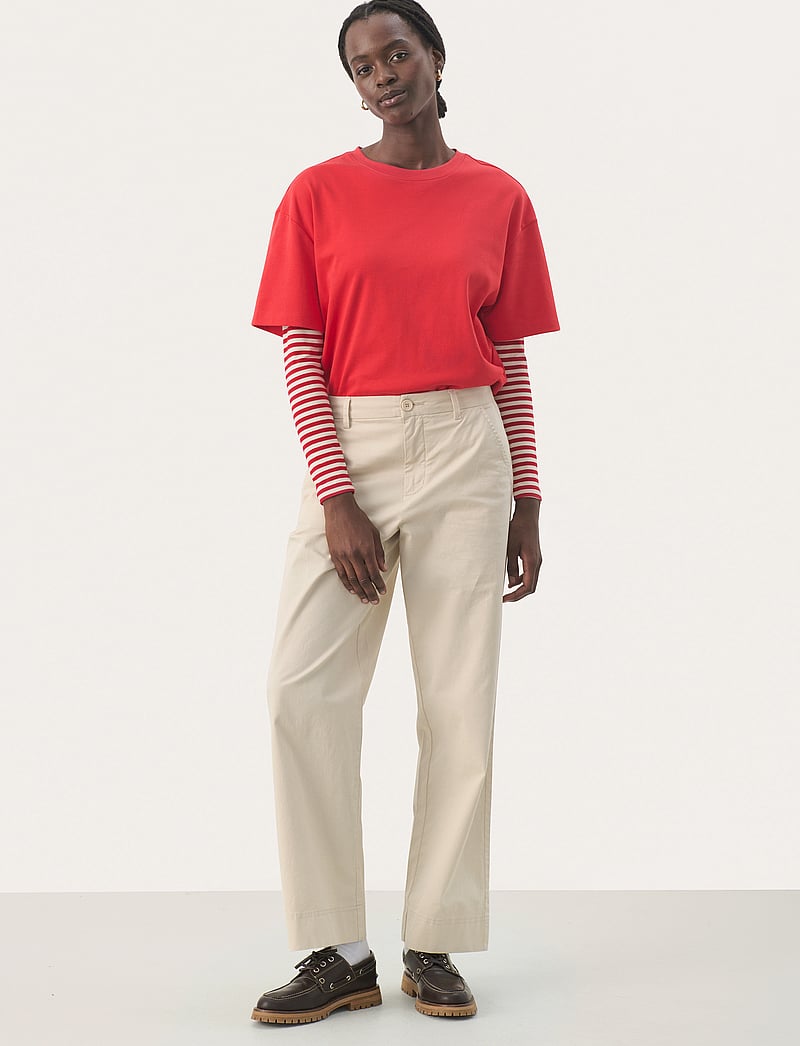 Part Two - BelmePW PA - bukser med brede ben - french oak - 4