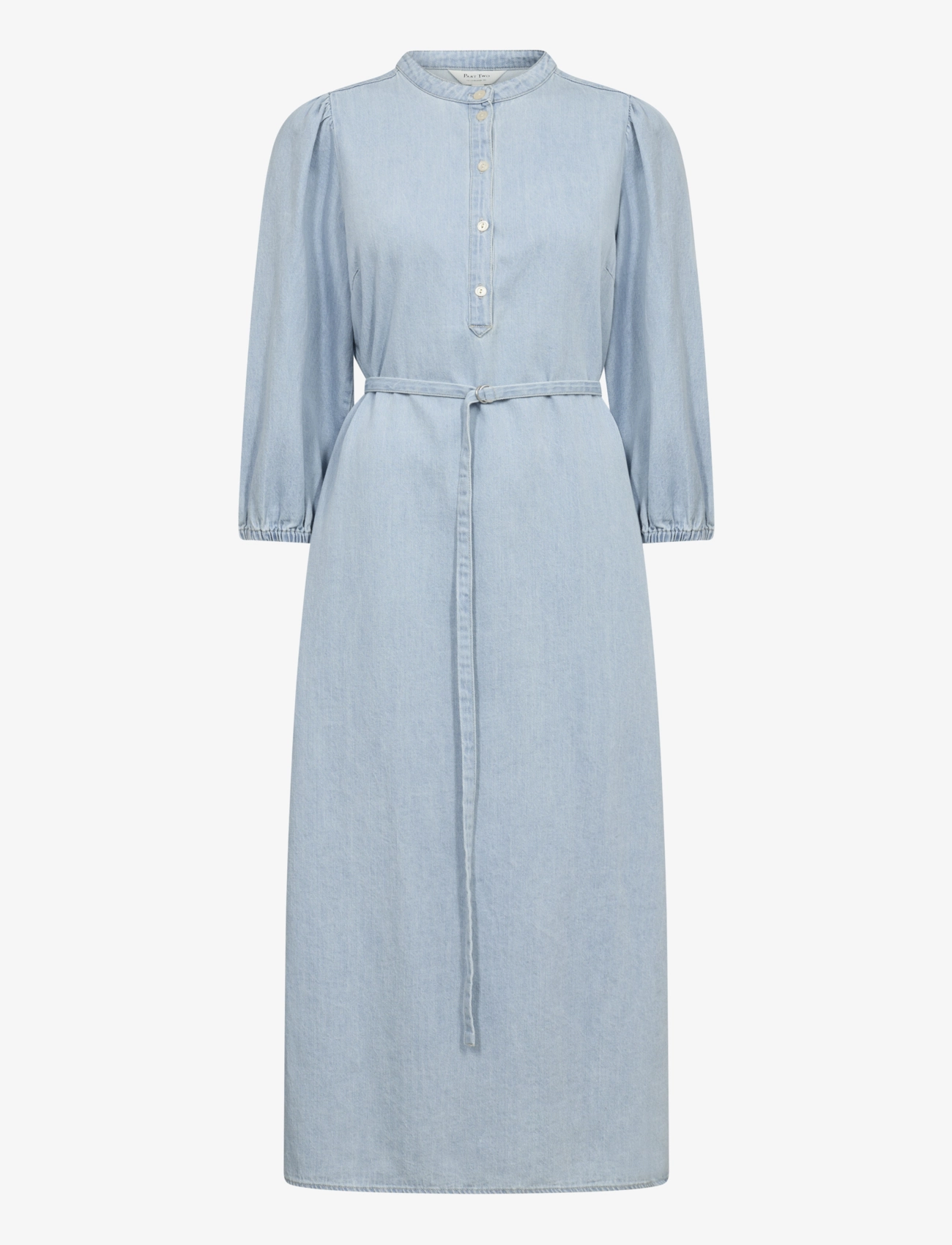 Part Two NadijaPW DR - Kjoler - WHITEISH BLUE DENIM / blue