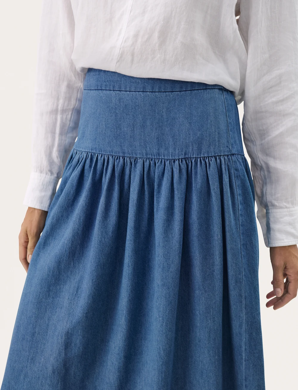 Part Two - NelliaPW SK - denimskjørt - medium blue denim - 5