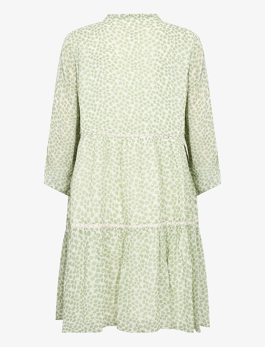 Part Two - NibiPW DR - sommerkleider - green mini grid flower - 2