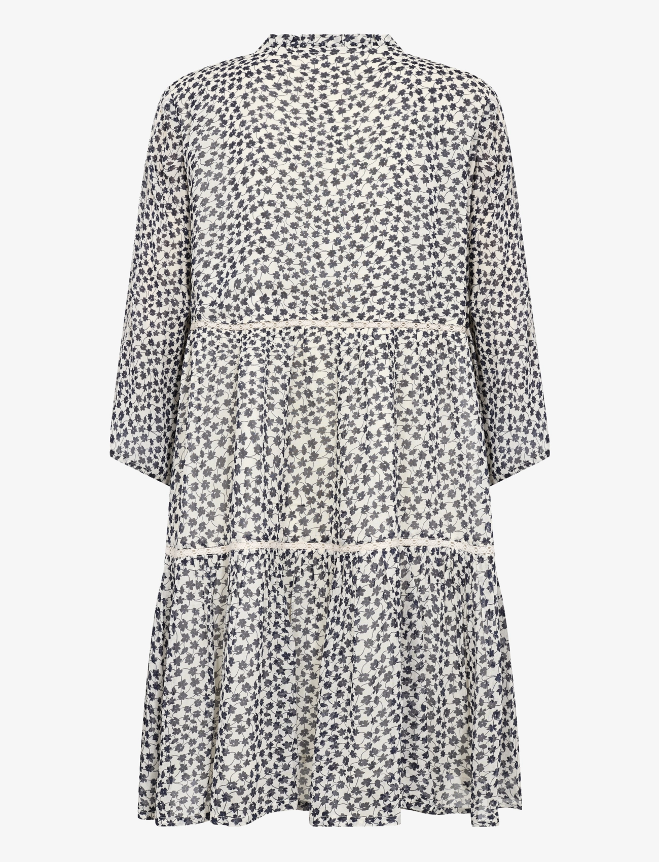 Part Two - NibiPW DR - summer dresses - navy mini grid flower - 2