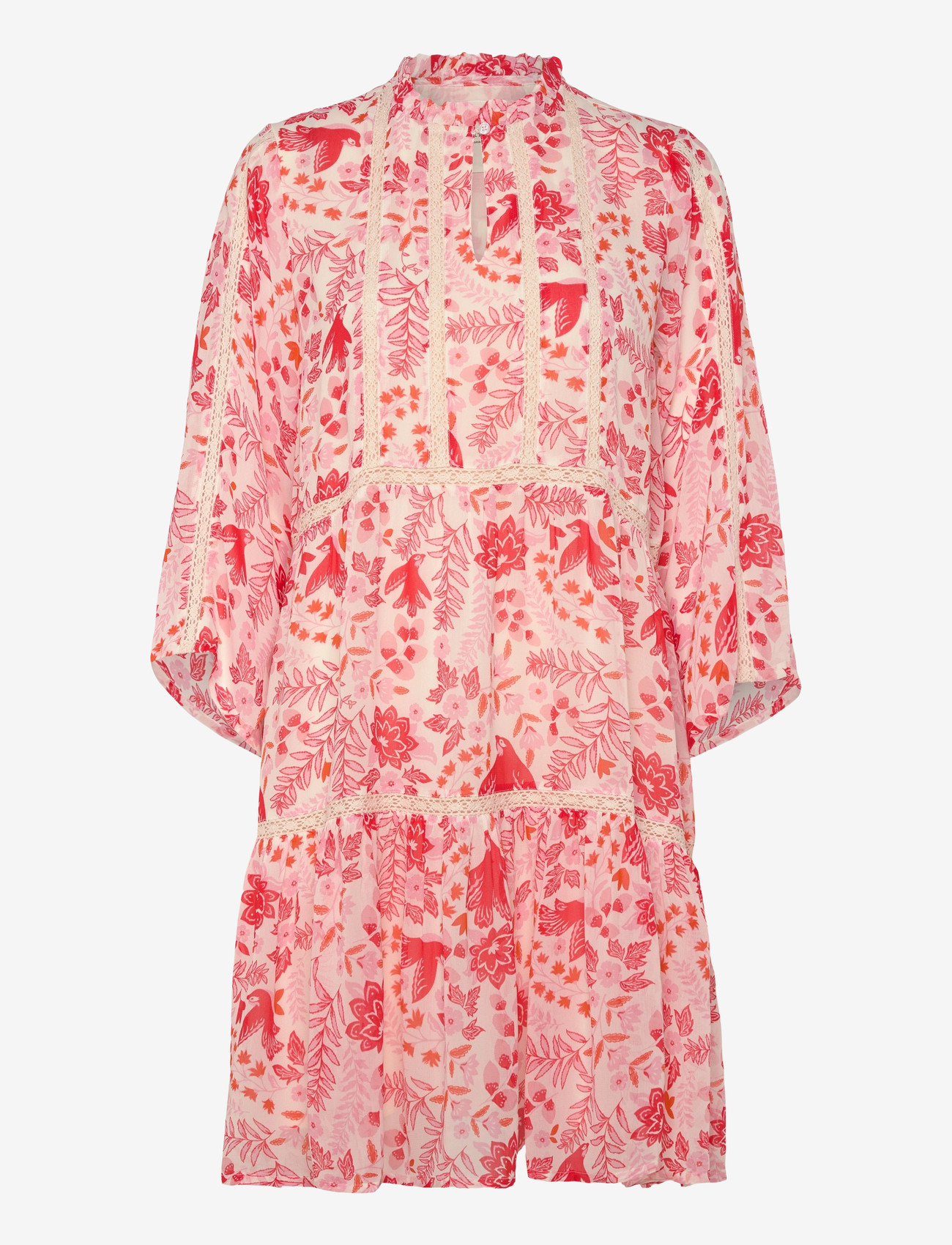 Part Two - NibiPW DR - sommerkleider - poppy red bird print - 1