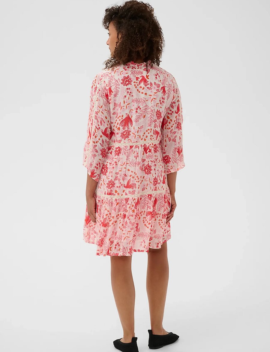 Part Two - NibiPW DR - sommerkleider - poppy red bird print - 4