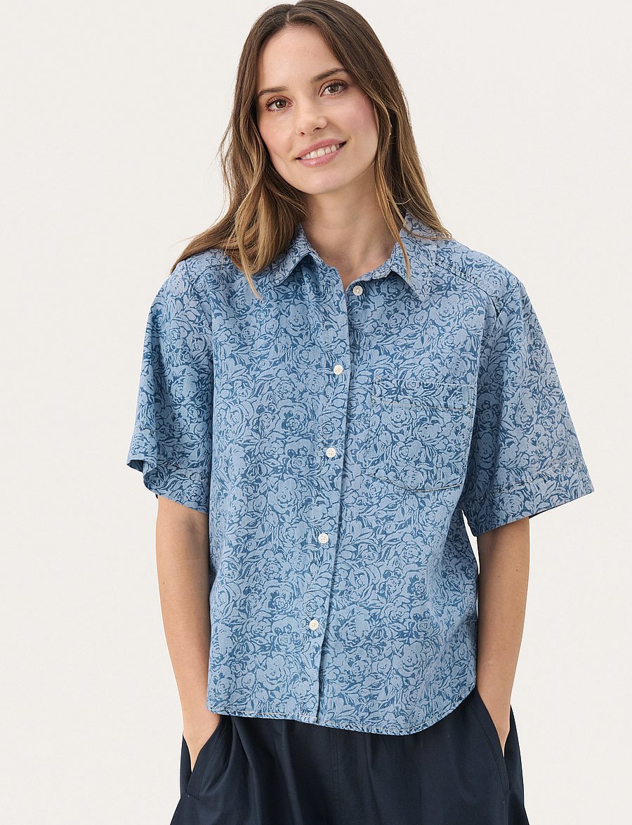 Part Two - NiclaPW SH - jeansskjortor - denim rose - 0