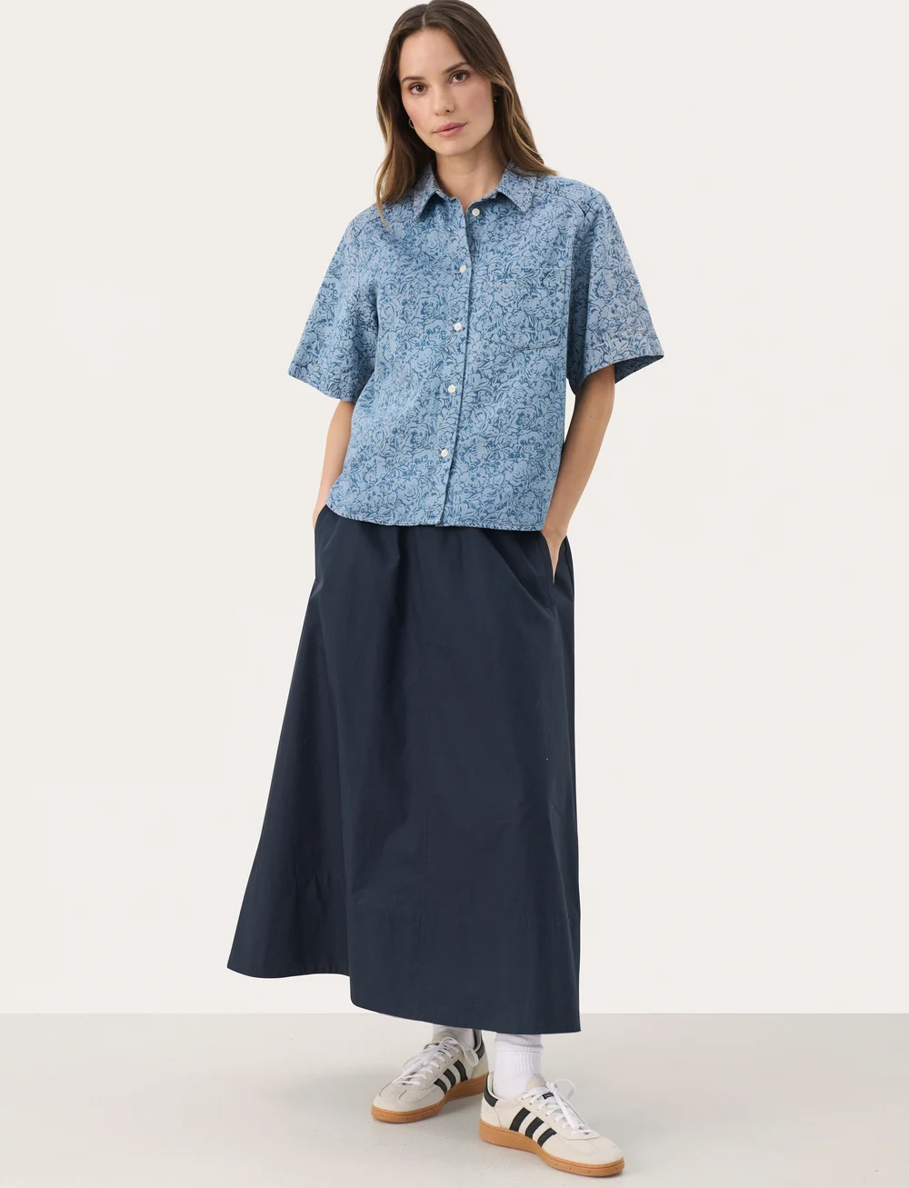 Part Two - NiclaPW SH - denim shirts - denim rose - 3