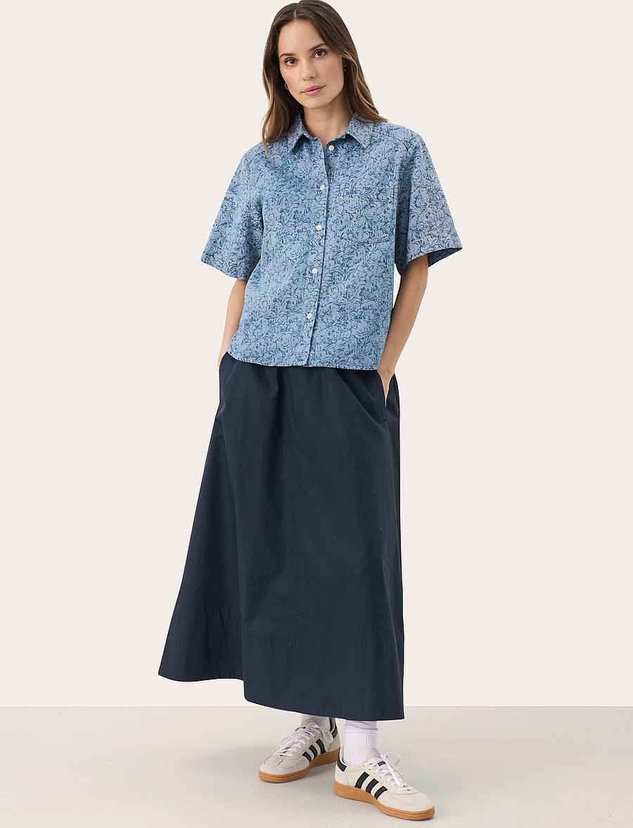 Part Two - NiclaPW SH - jeansskjortor - denim rose - 3