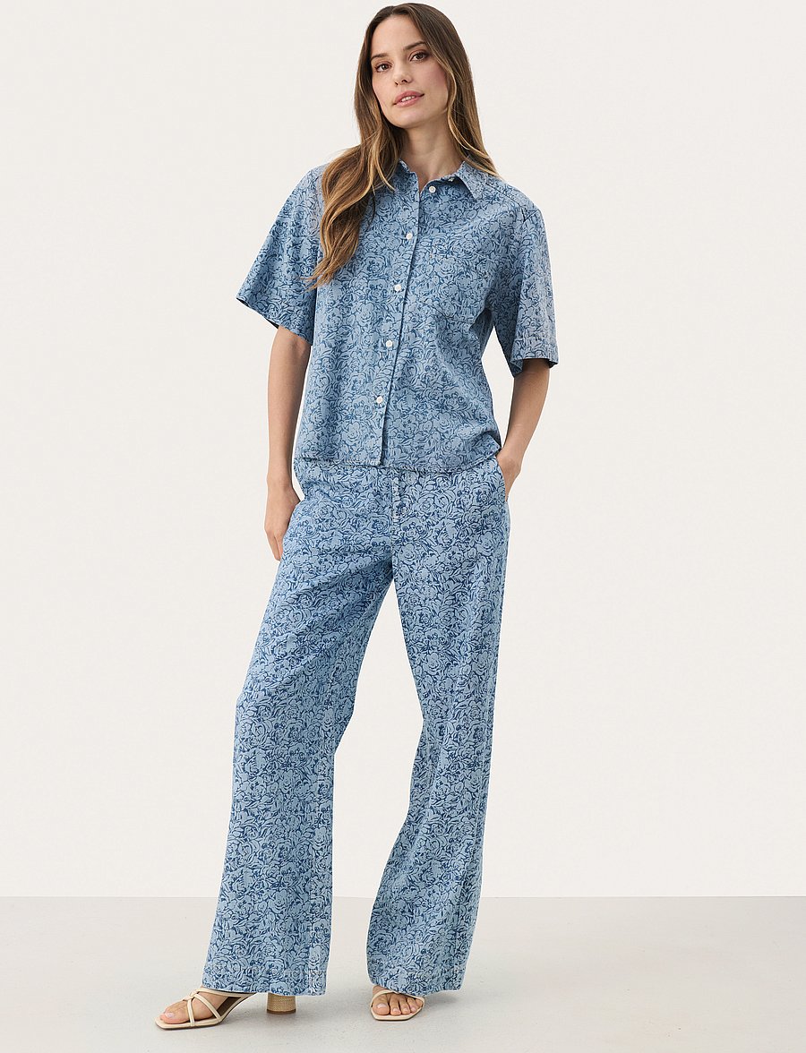 Part Two - NiclaPW SH - jeansskjortor - denim rose - 4