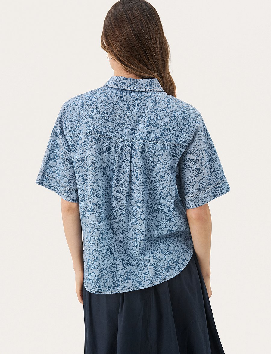 Part Two - NiclaPW SH - jeansskjortor - denim rose - 5