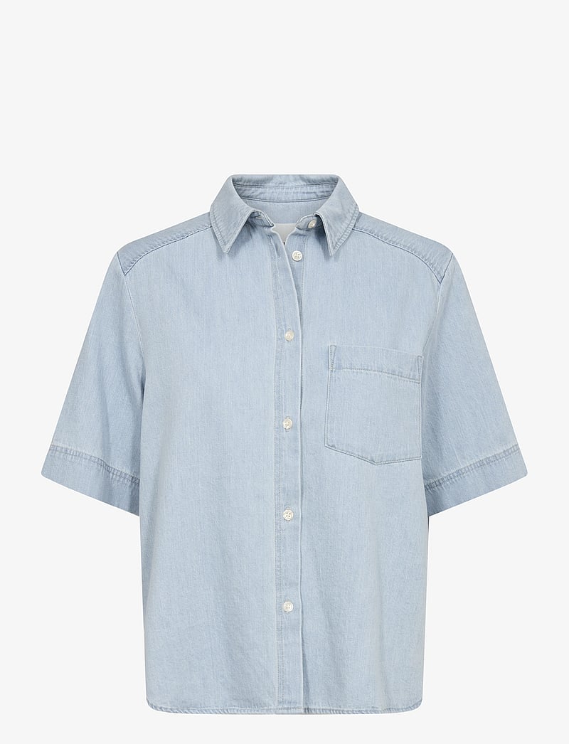 Part Two - NiclaPW SH - jeanshemden - whiteish blue denim - 1