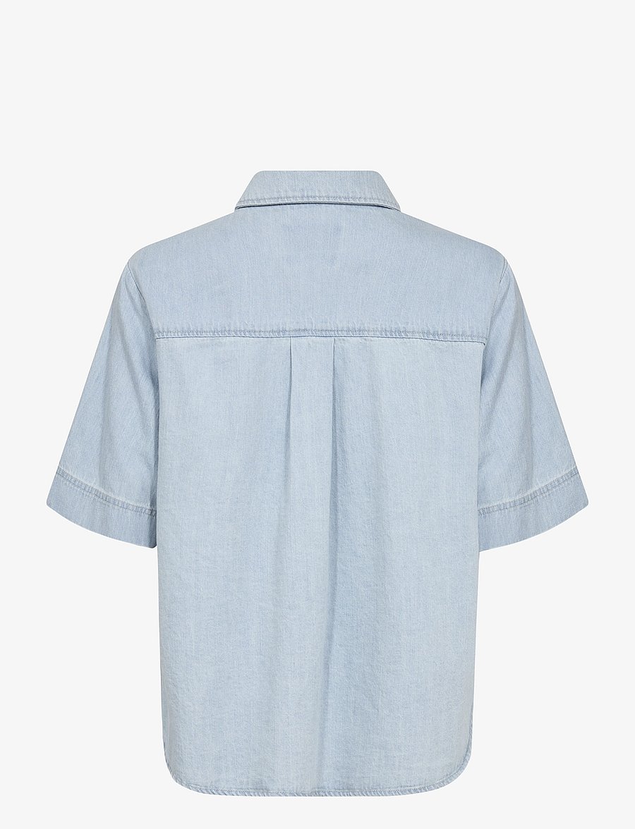 Part Two - NiclaPW SH - jeanshemden - whiteish blue denim - 2