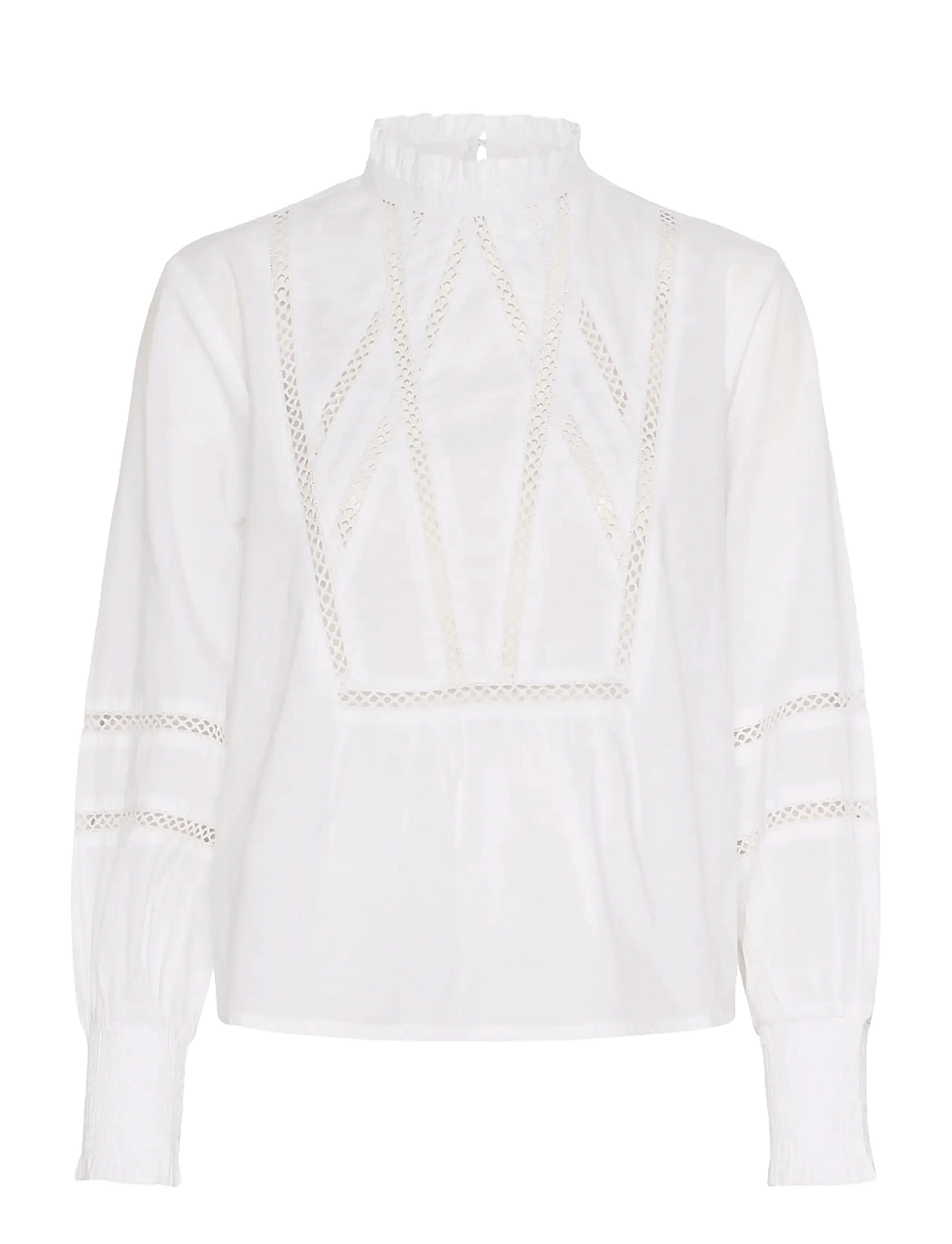 Part Two - NieldaPW BL - langärmelige blusen - bright white - 1