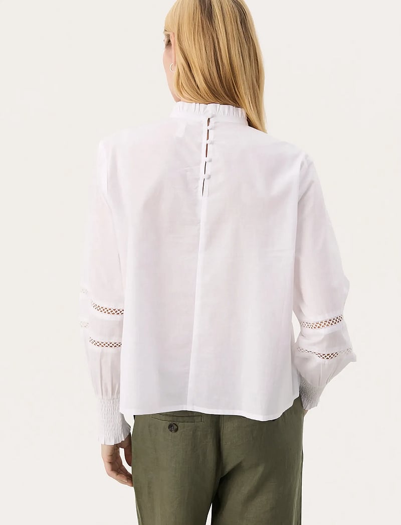 Part Two - NieldaPW BL - langärmlige blusen - bright white - 4