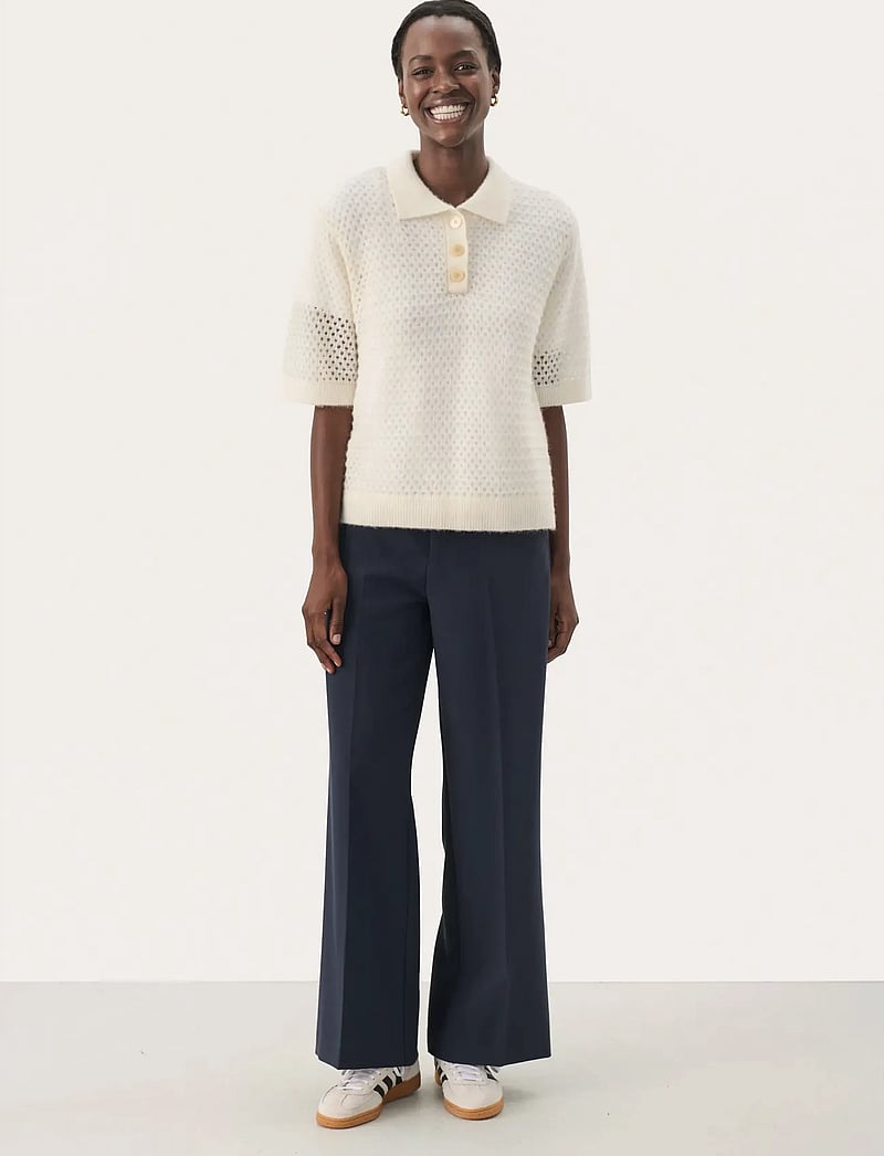 Part Two - NiviPW PU - stickade tröjor - eggnog - 3