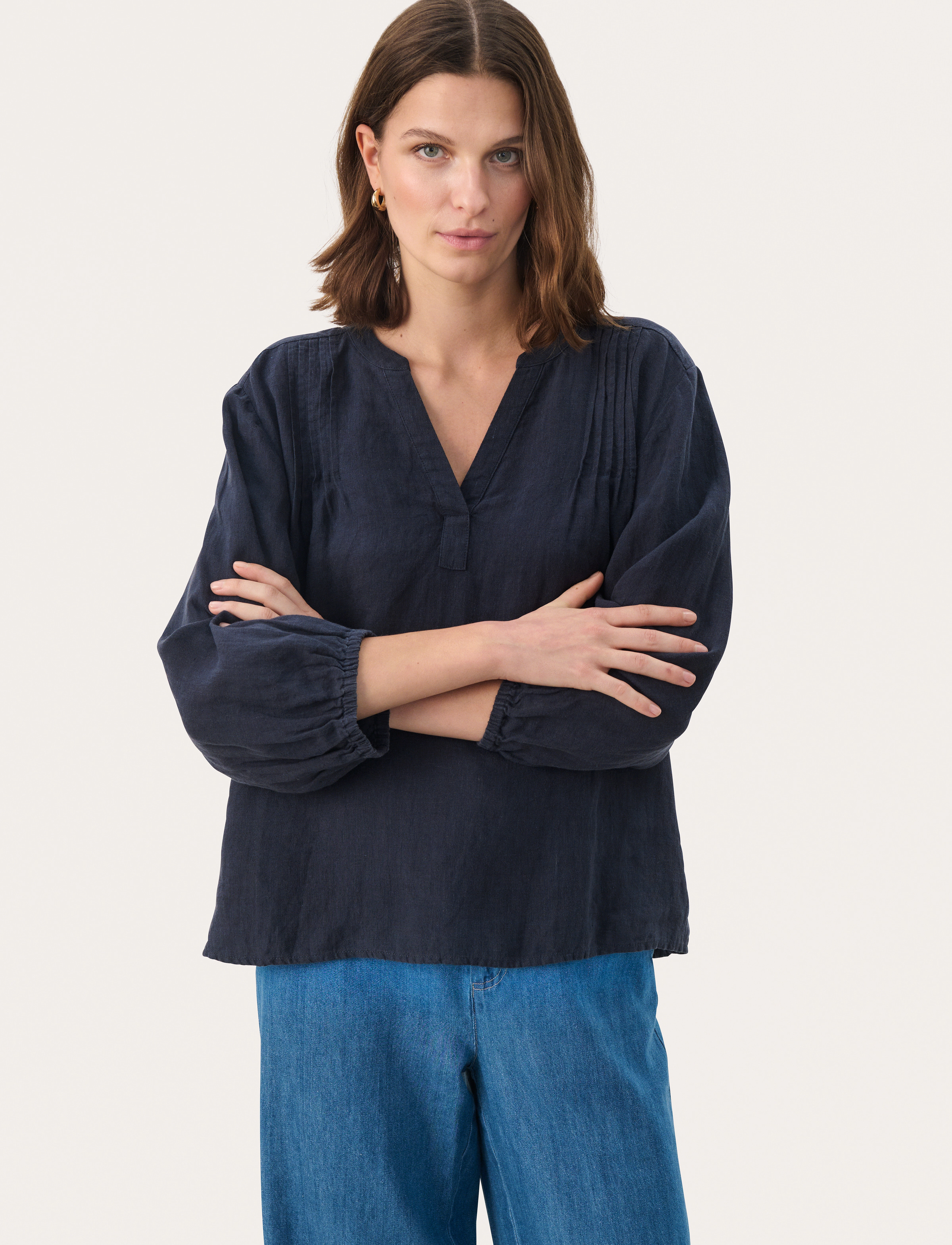 Part Two NyaraPW BL - Blusen - AFTER MIDNIGHT / navy