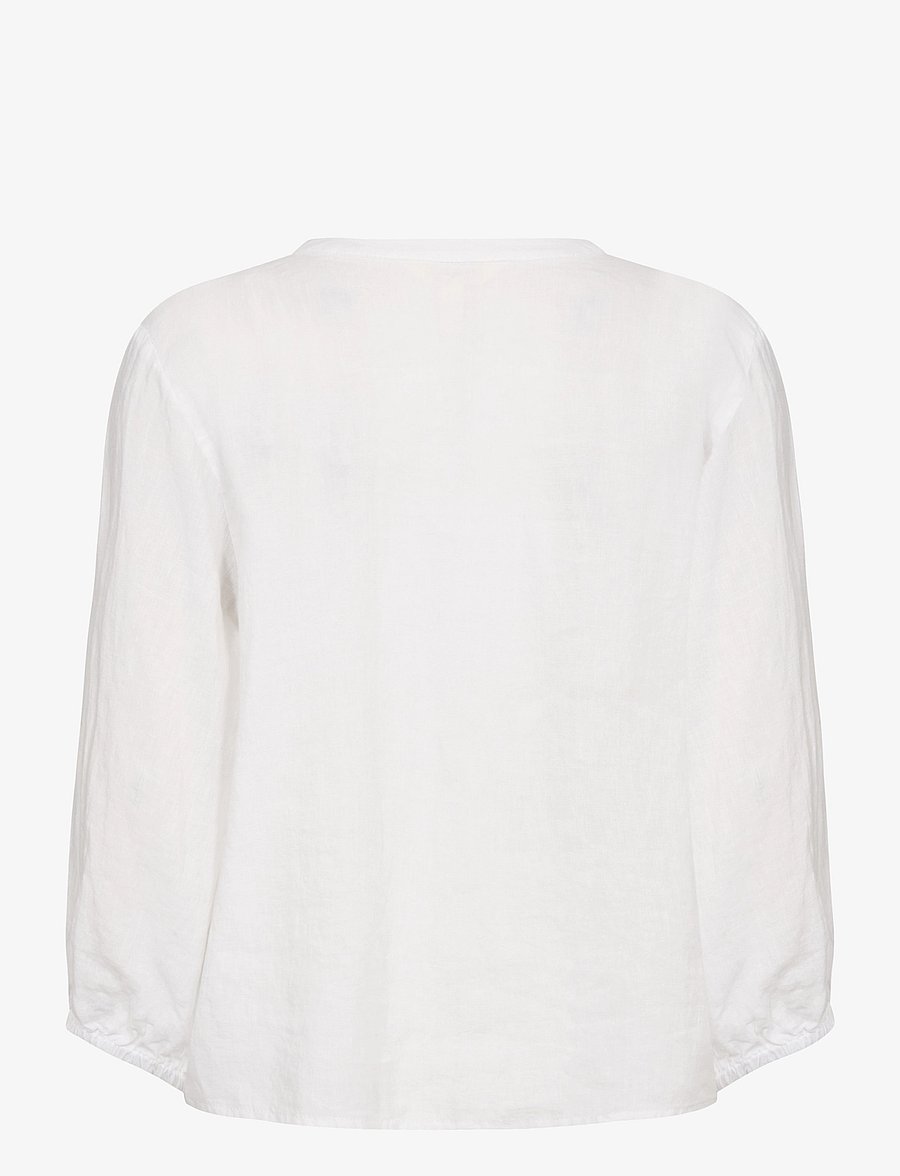 Part Two - NyaraPW BL - langærmede bluser - bright white - 2