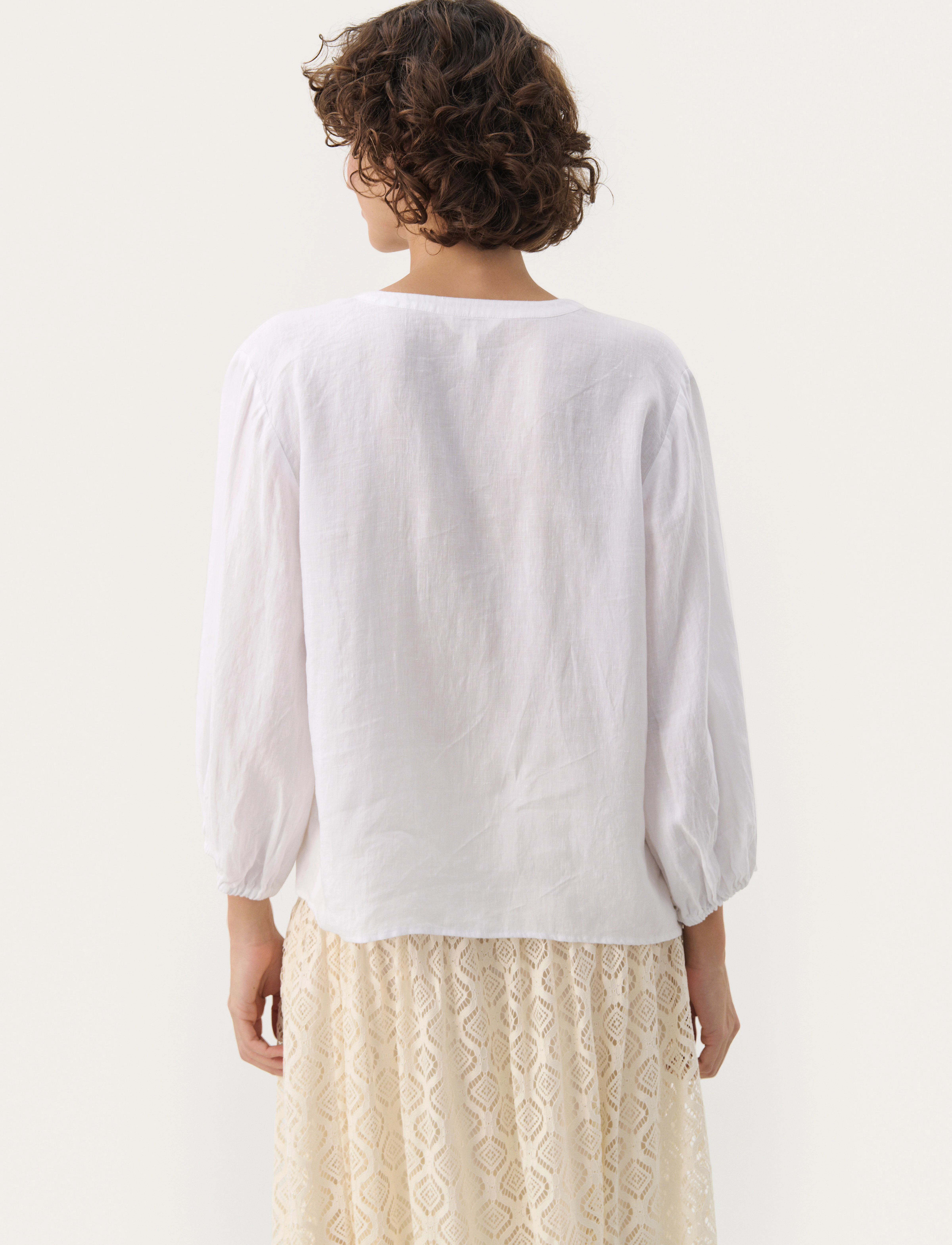Part Two - NyaraPW BL - langärmlige blusen - bright white - 4