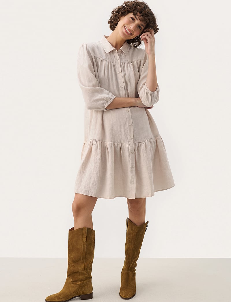 Part Two - NynjaPW DR - skjortklänningar - french oak - 3