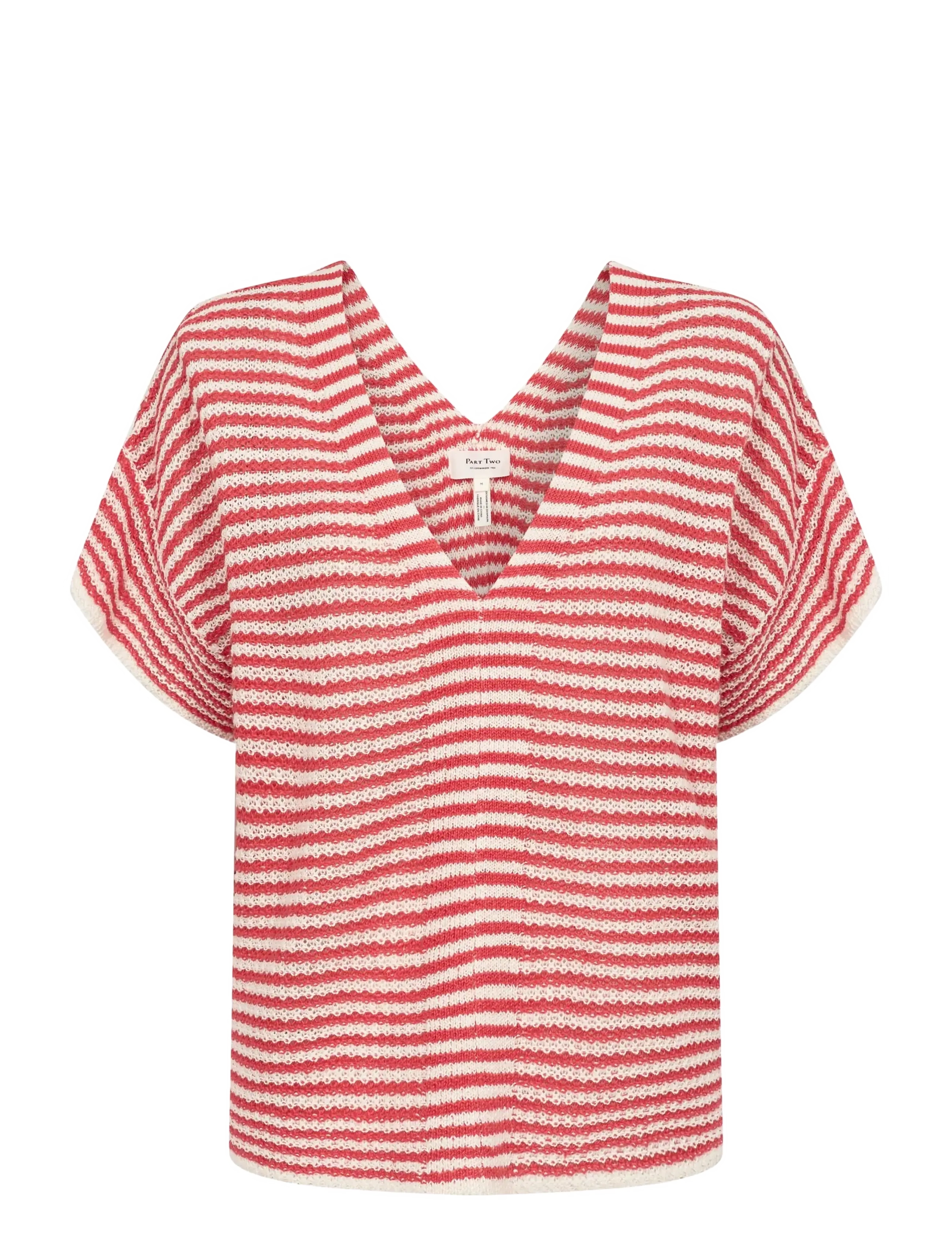 Part Two NailahPW PU - Džemprid - BITTERSWEET STRIPE / red