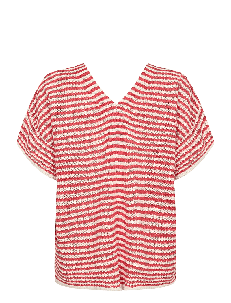 Part Two - NailahPW PU - pullover - bittersweet stripe - 1