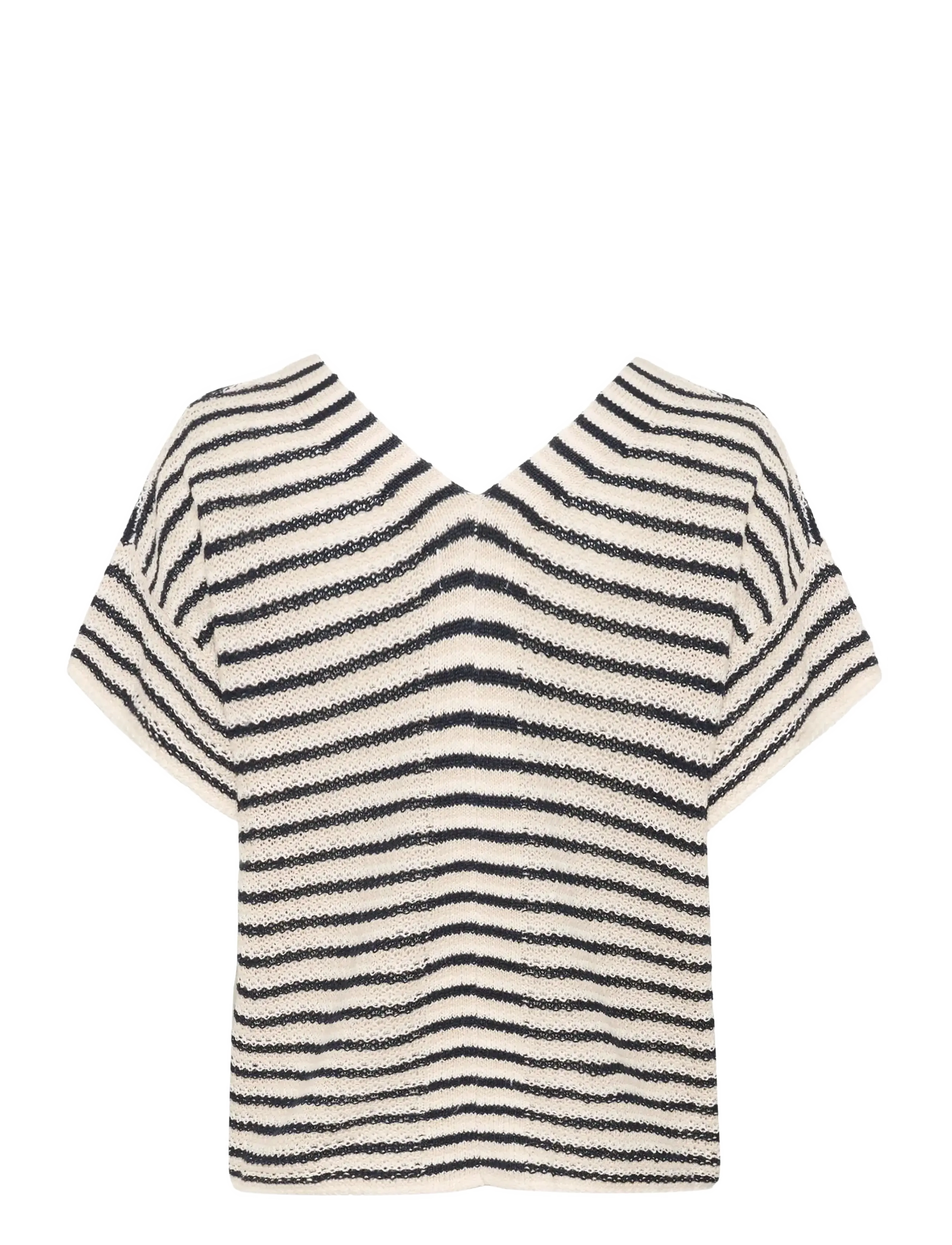 Part Two - NailahPW PU - trøjer - navy natural stripe - 1