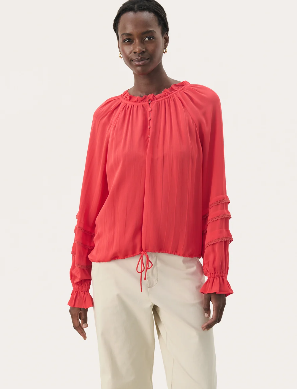 Part Two - NarachaPW BL - långärmade blusar - bittersweet - 0