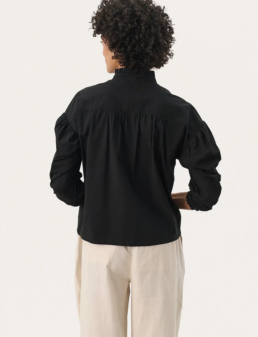 Part Two - NurtaPW SH - langärmelige blusen - black - 4