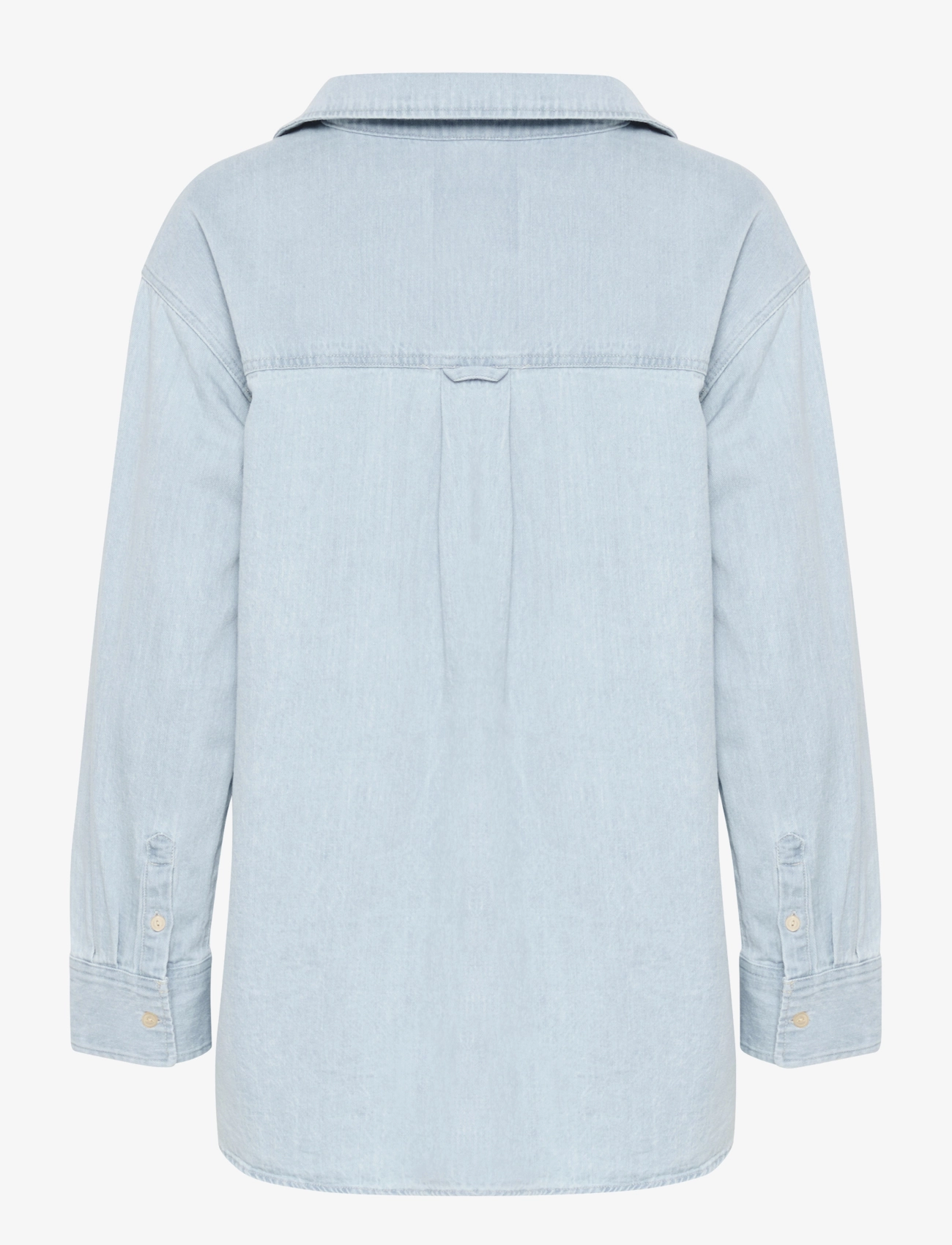 Part Two - NorlyPW SH - pitkähihaiset puserot - whiteish blue denim - 2