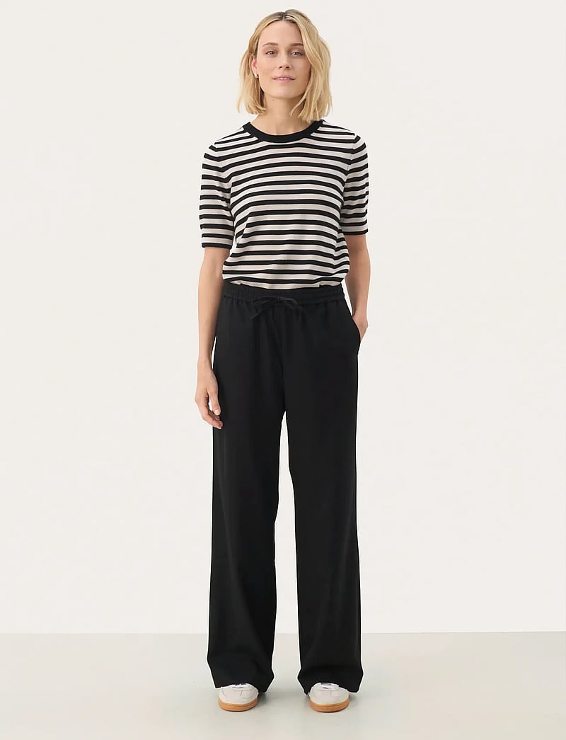 Part Two - EvalynnaPW PA - vide bukser - black - 3