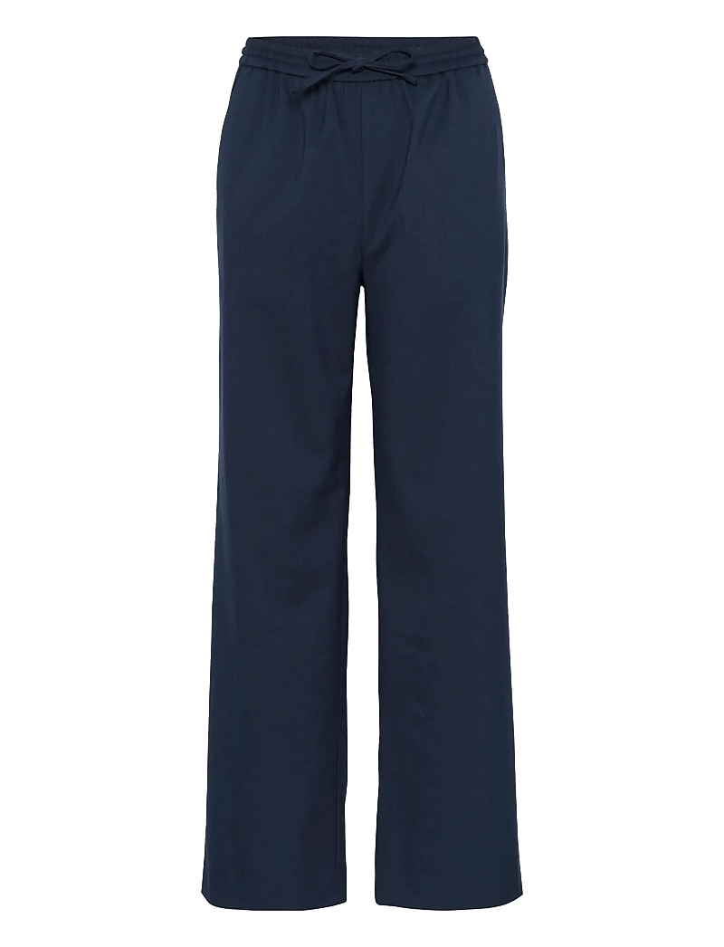 Part Two - EvalynnaPW PA - bukser med brede ben - dark navy - 1