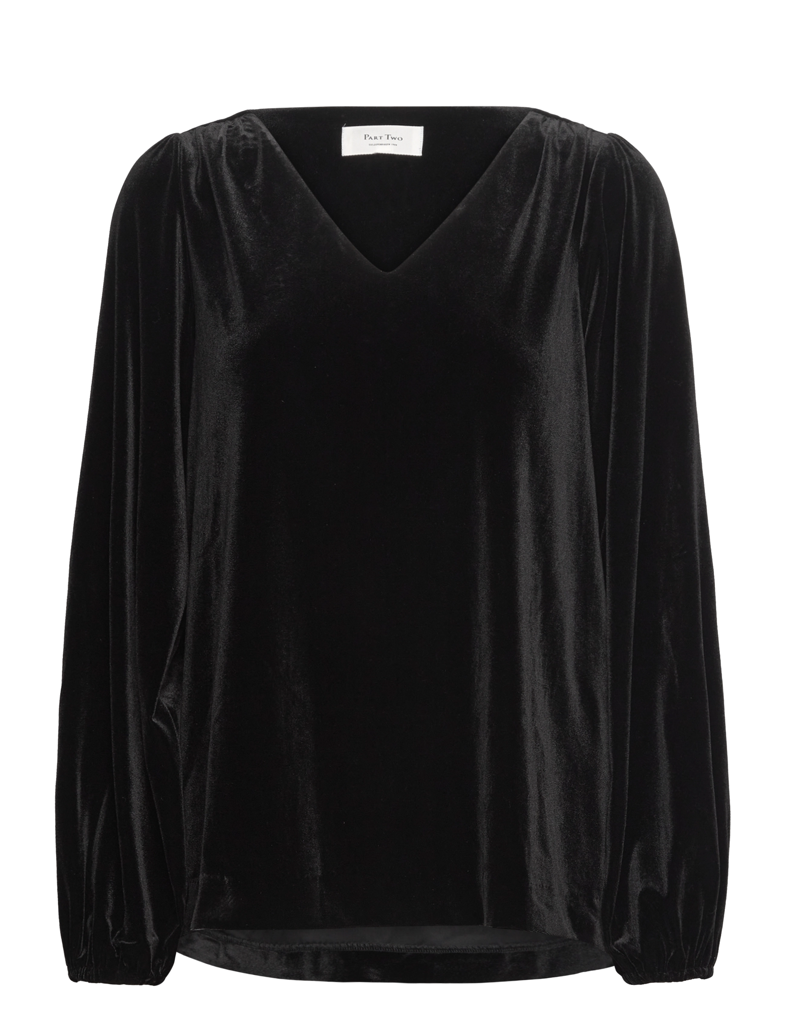 Part Two MadisPW BL - Blouses & Overhemden - BLACK / black