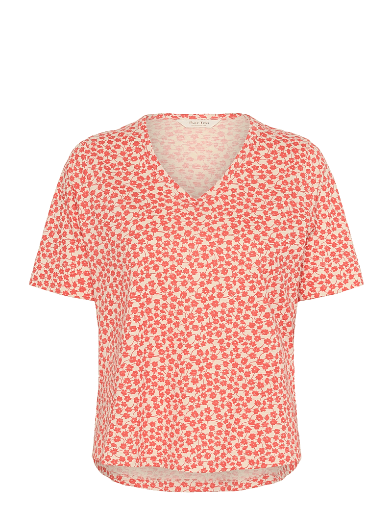 Part Two - CurliaPW TS - t-shirts - bittersweet mini grid flower - 1