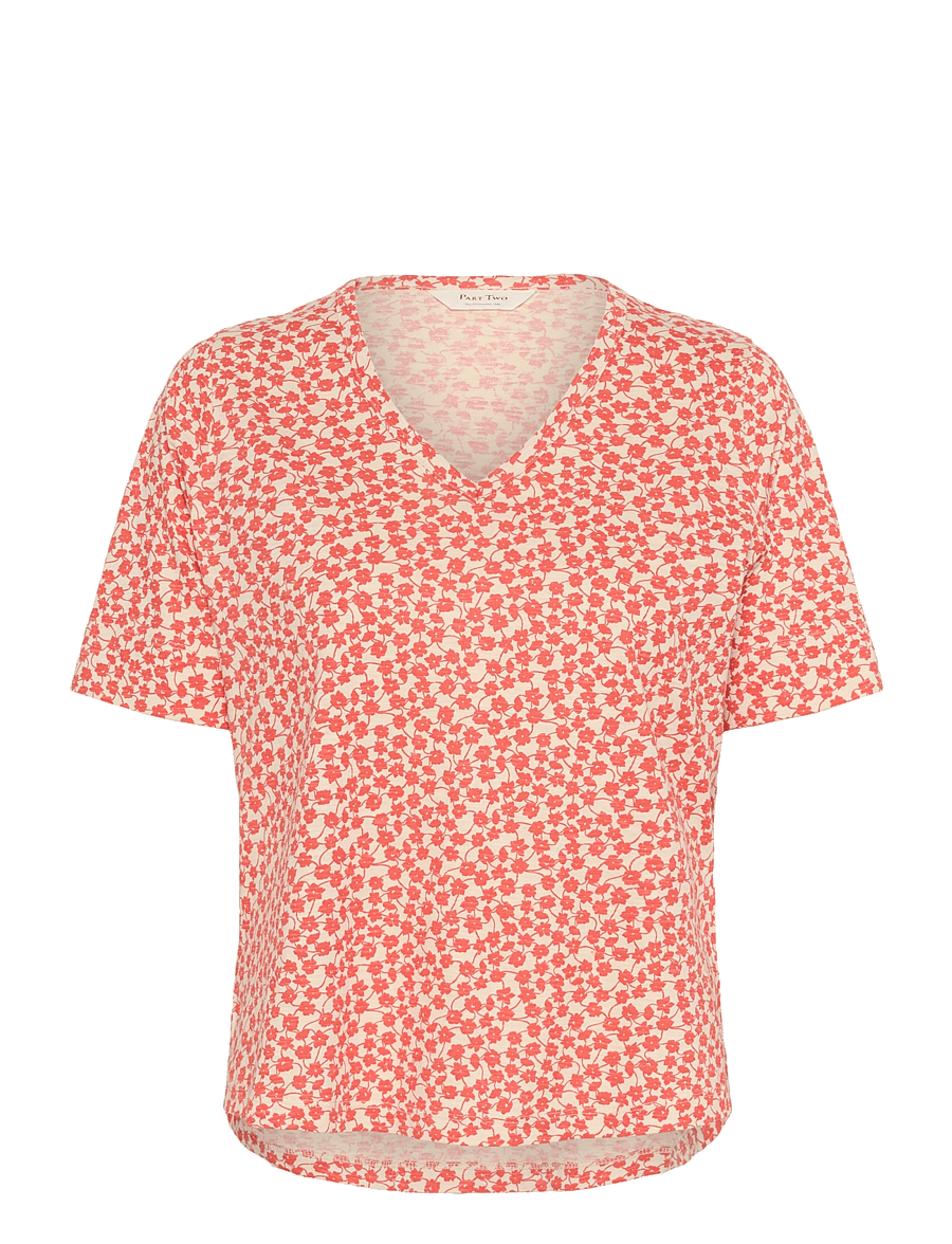 Part Two - CurliaPW TS - t-shirts - bittersweet mini grid flower - 1