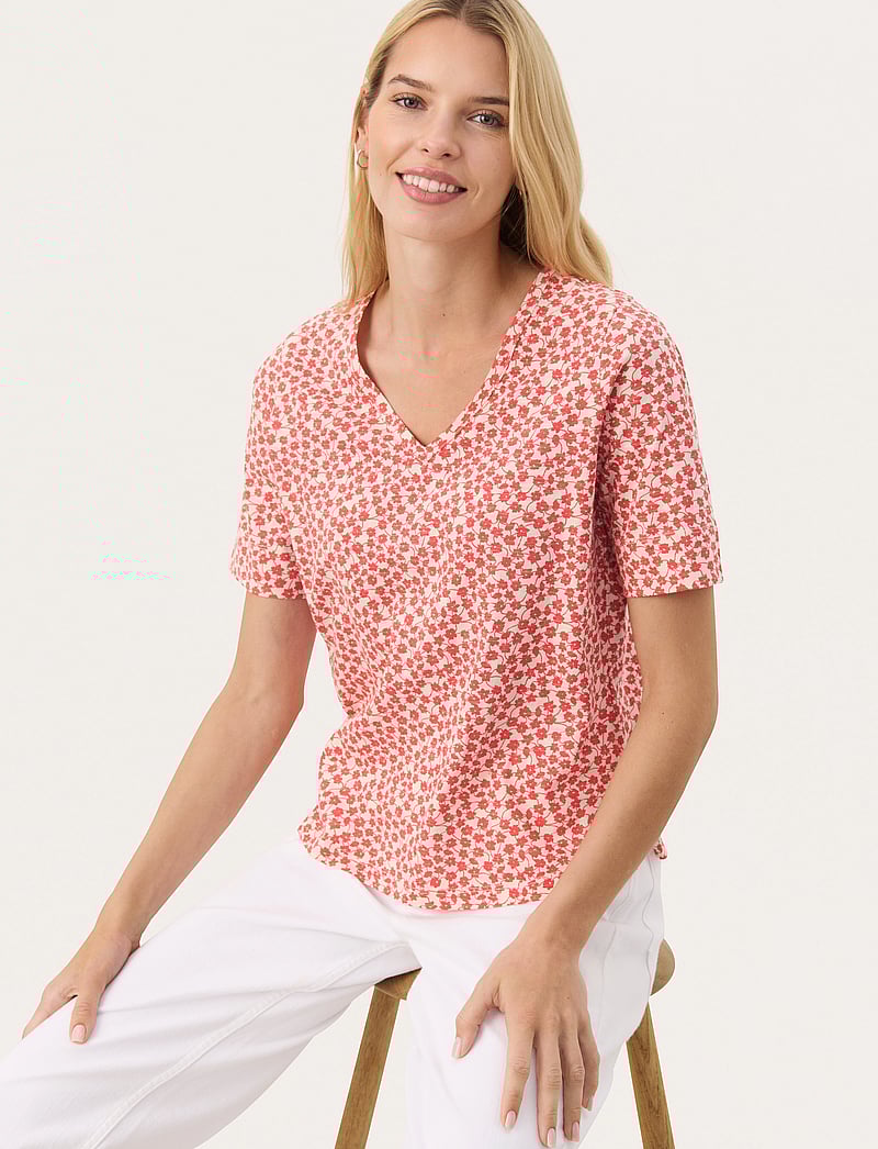 Part Two - CurliaPW TS - t-shirts - bittersweet mini grid flower - 0