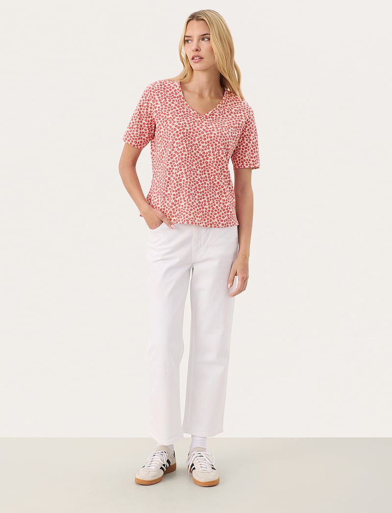 Part Two - CurliaPW TS - t-shirts - bittersweet mini grid flower - 3