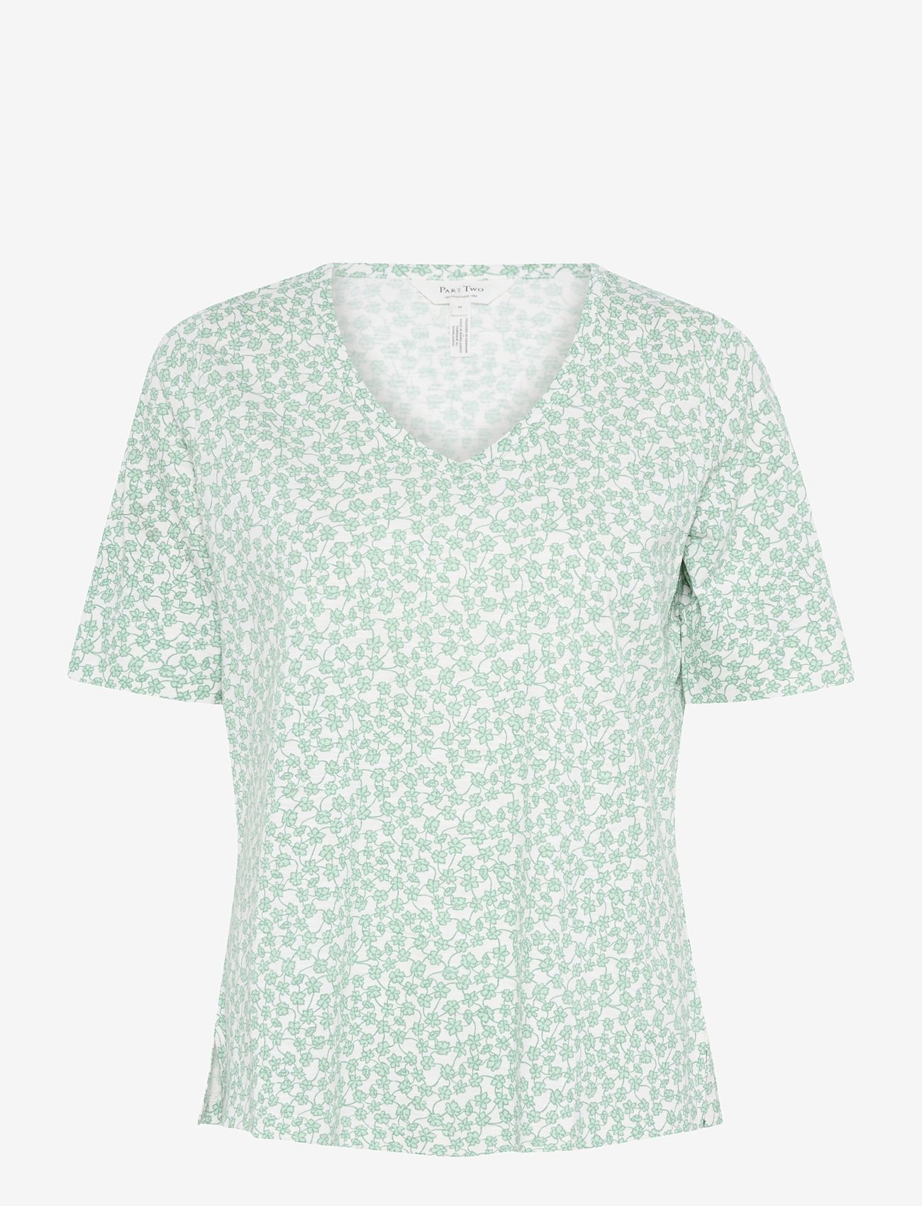 Part Two - CurliaPW TS - autumn clothing - green mini grid flower - 0
