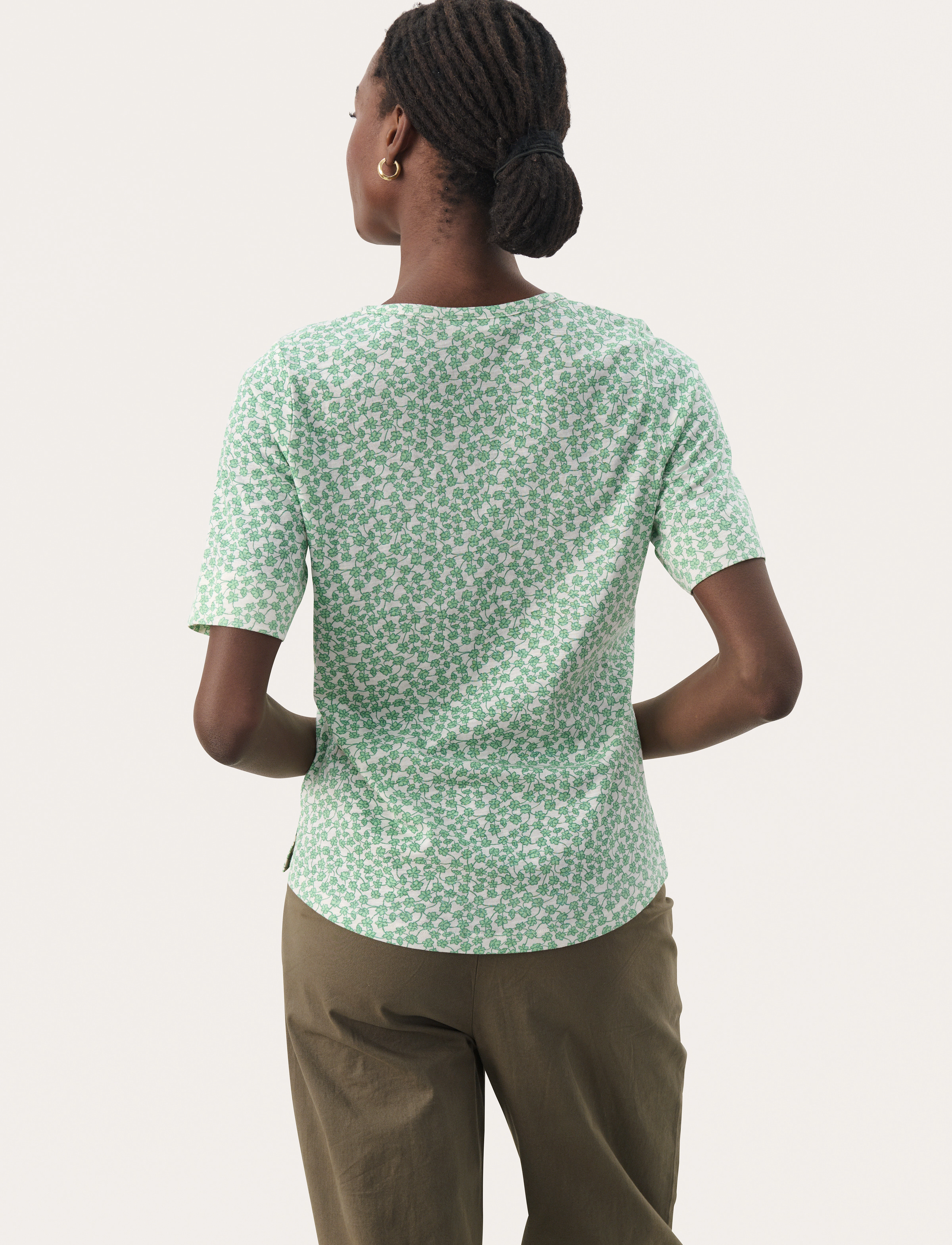Part Two - CurliaPW TS - alhaisimmat hinnat - green mini grid flower - 4