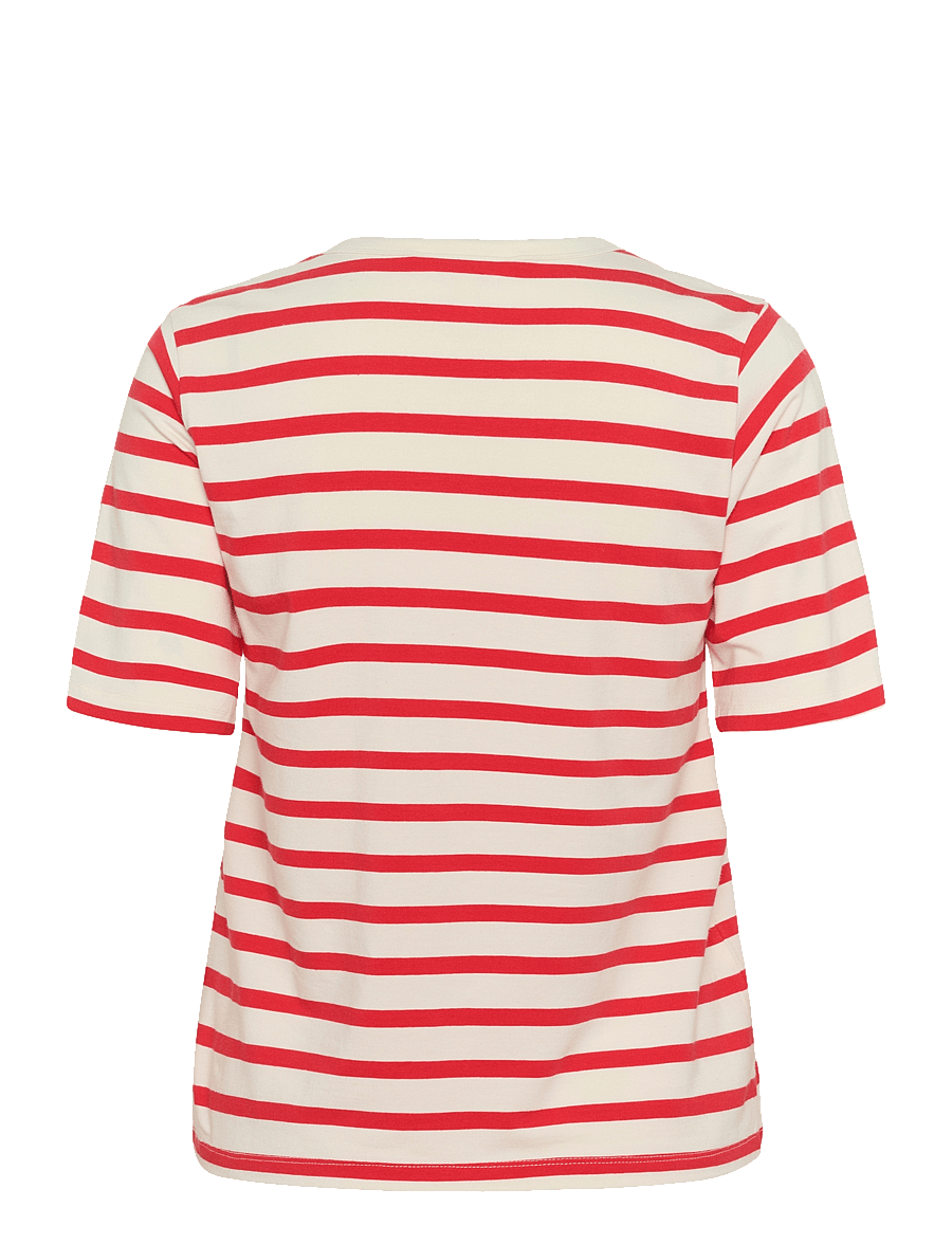 Part Two - RataniPW TS - t-shirts - bittersweet and white stripe - 2