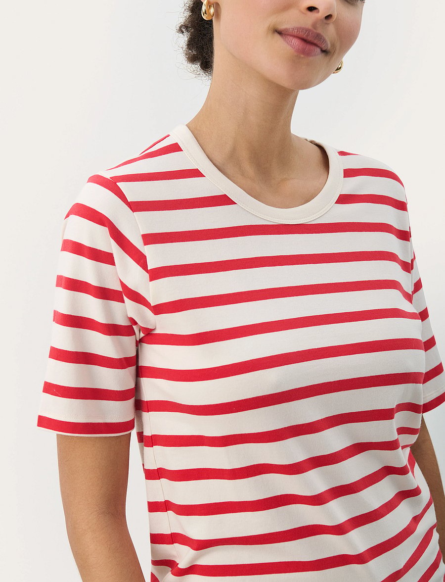 Part Two - RataniPW TS - t-shirts - bittersweet and white stripe - 5