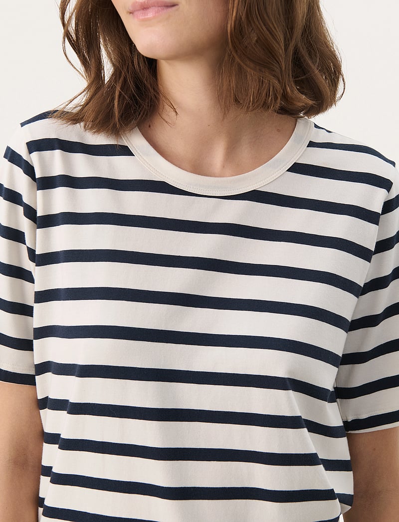 Part Two - RataniPW TS - t-shirts - navy and white stripe - 5