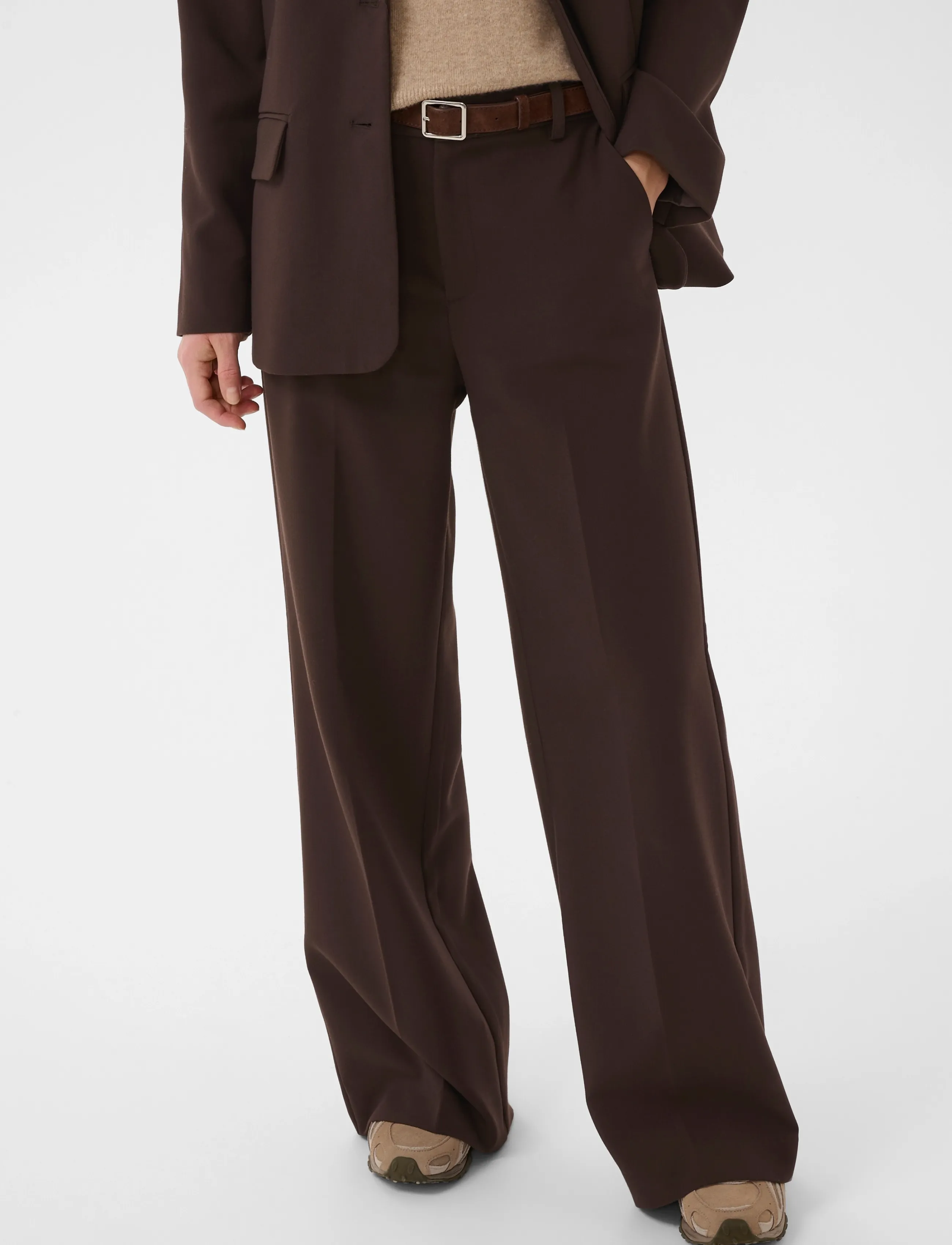 Part Two NinnesaPW PA - Trousers - MOLE' / brown